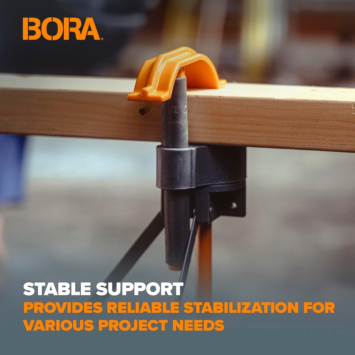 BORA Centipede CA0304 4-Piece Quick Clamps Set, Clamp Accessory for BORA Centipede Work Stands