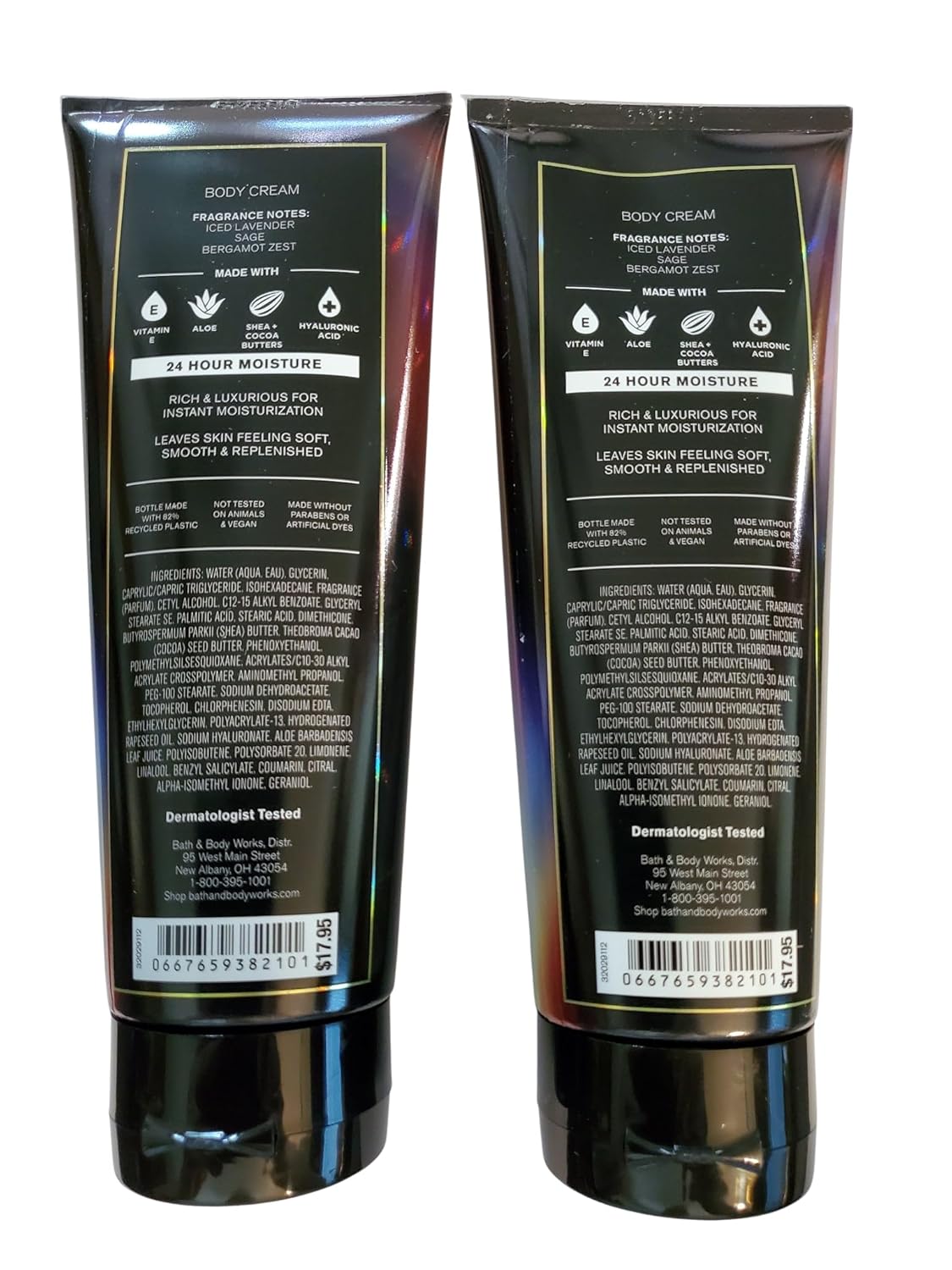 Bath & Body Works Men's To the Moon Ultimate Hydration Body Cream 8 Ounces Pack of 2