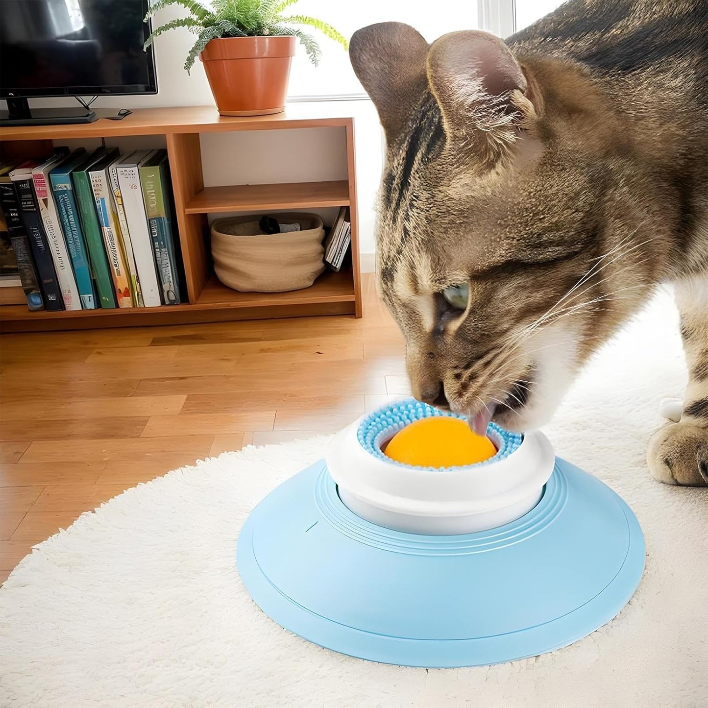 Lickimats for Dogs, Slow Eating Lick Bowl with Suction Cup, Interactive Non-Slip Snuffle Pet Calming Toy for Small Medium Puppies, Cats, Animal Feeding