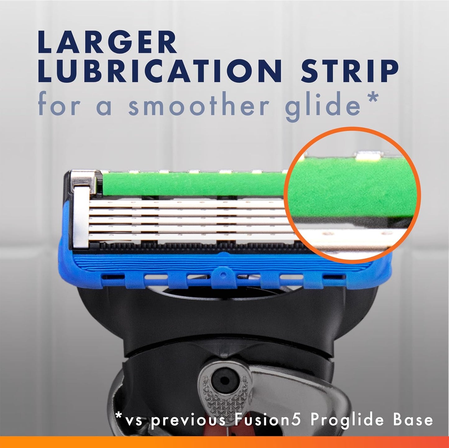 Gillette Fusion5 ProGlide Razor Refills for Men, 10 Razor Cartridges for FlexBall Razor Handle, 5-Blade Razor Blades, Precision Trimmer for Men