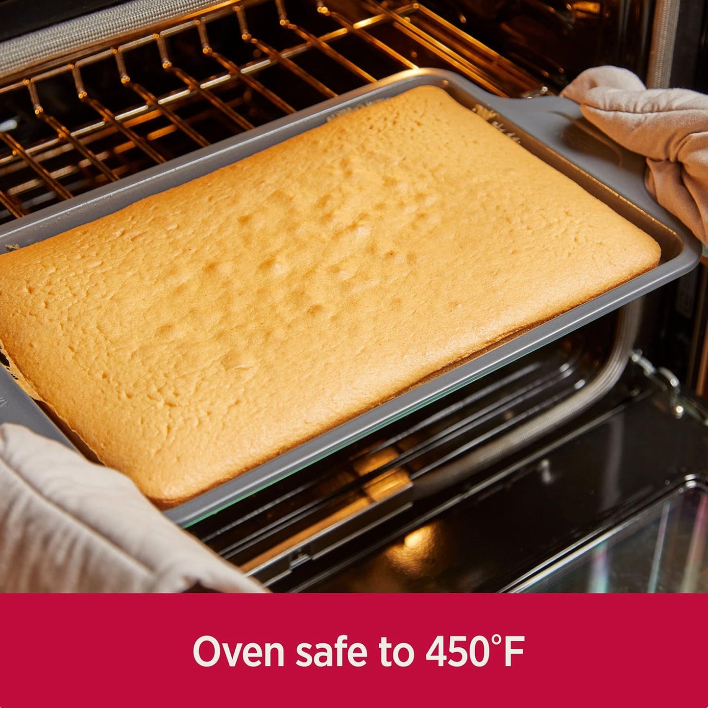 All-Clad Pro-Release Nonstick 9x13 Inch Oven Safe 450F Half Sheet, Cookie Sheet, Muffin Pan, Cooling & Baking Rack, Round & Loaf Cake Pans, Grey
