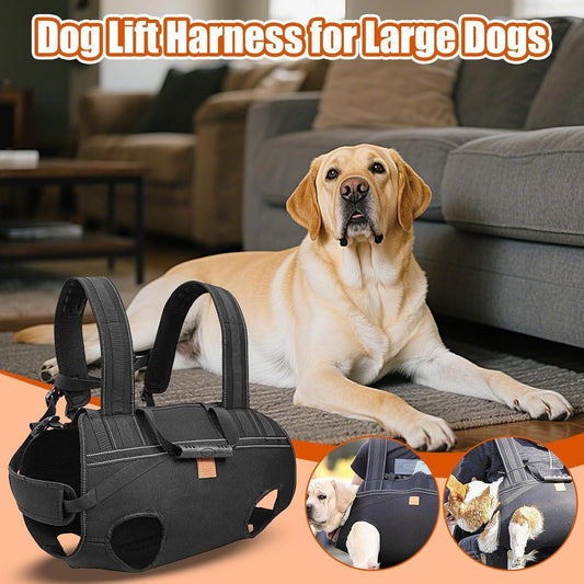 Dog Lifting Harness,Adjustable Lift Vest - Dog Support Harness | for Large Breed Senior Elderly Rehabilitation Mobility Aid Daily Walk Travel Hiking