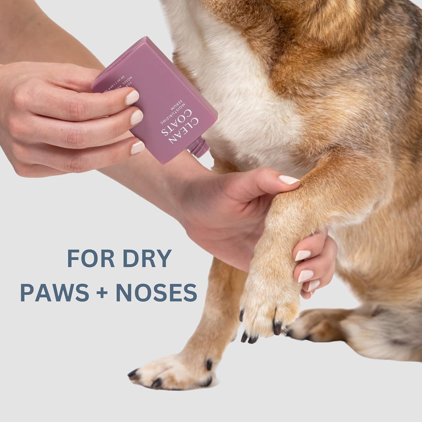 Moisturizing Paw Serum | Lick-Safe & Fragrance-Free | Fast-Absorbing Balm Alternative for Dry, Cracked Paws, Made in The USA, 1.69 fl oz