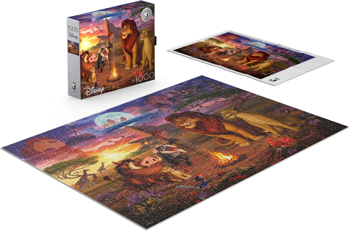 Buffalo Games Ceaco - Silver Select - Disney - Steve Read - The Lion King Vignette - 1000 Piece Jigsaw Puzzle for Adults - Challenging Puzzle Perfect for Game Nights - Finished Size is 26.75 x 19.75