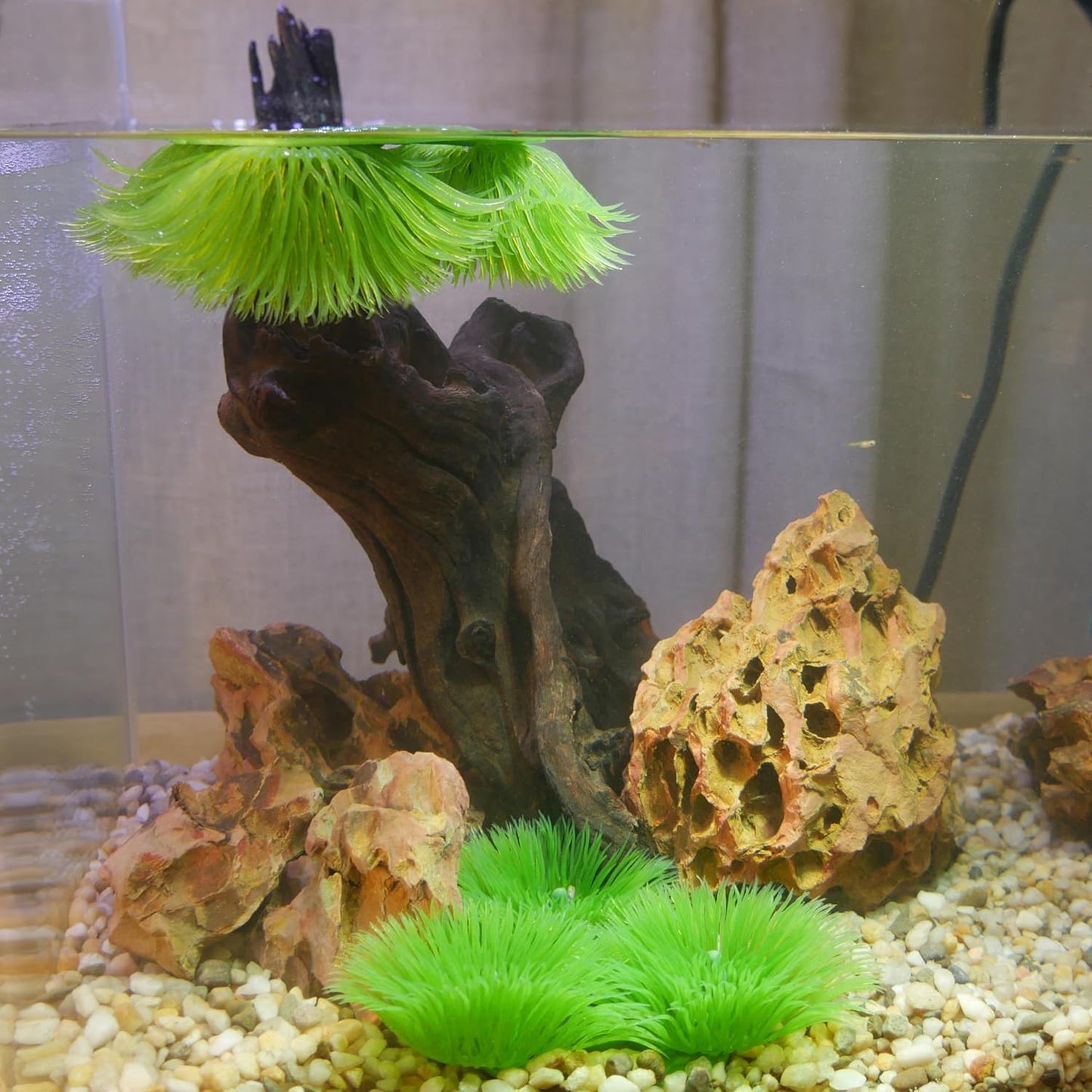 Penn-Plax Fish Breeding Grass – Baby Hideout for Fry – Great for Livebearers and Egg Layers – Plastic Aquarium Plants – 2 Pieces