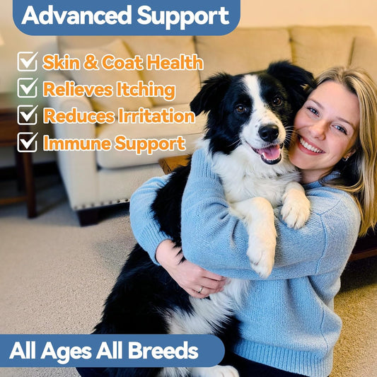 Natural Yeast Relief for Dogs, Support Healthy Itch Relief, Ear Paw Discomfort Care, Itch Relief for Dog, Allergy Supports, Inflammation Relief for Dogs, 60ml Bacon Flavor