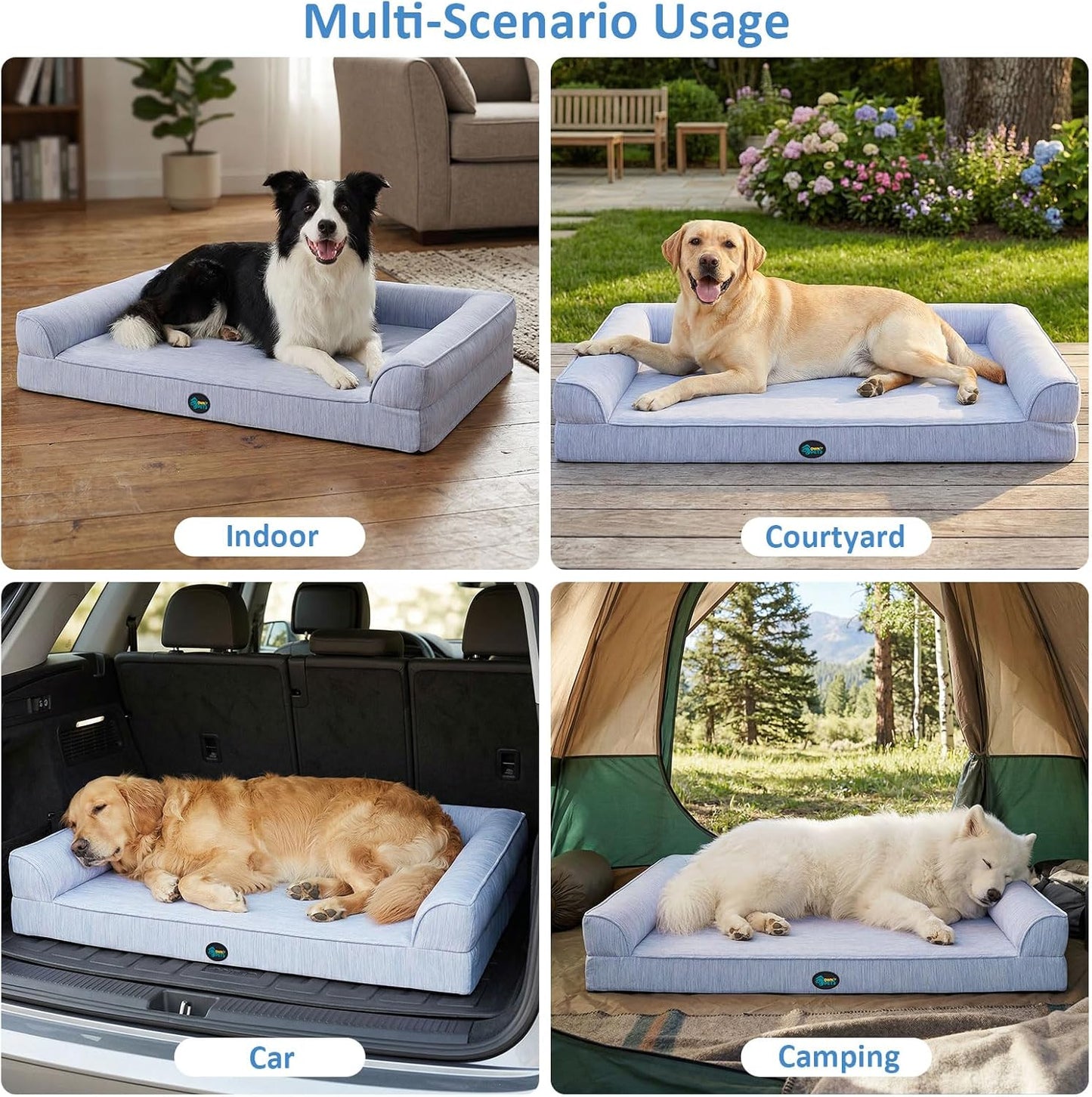 Ownpets Dog Cooling Bed (L(42" x 30"))