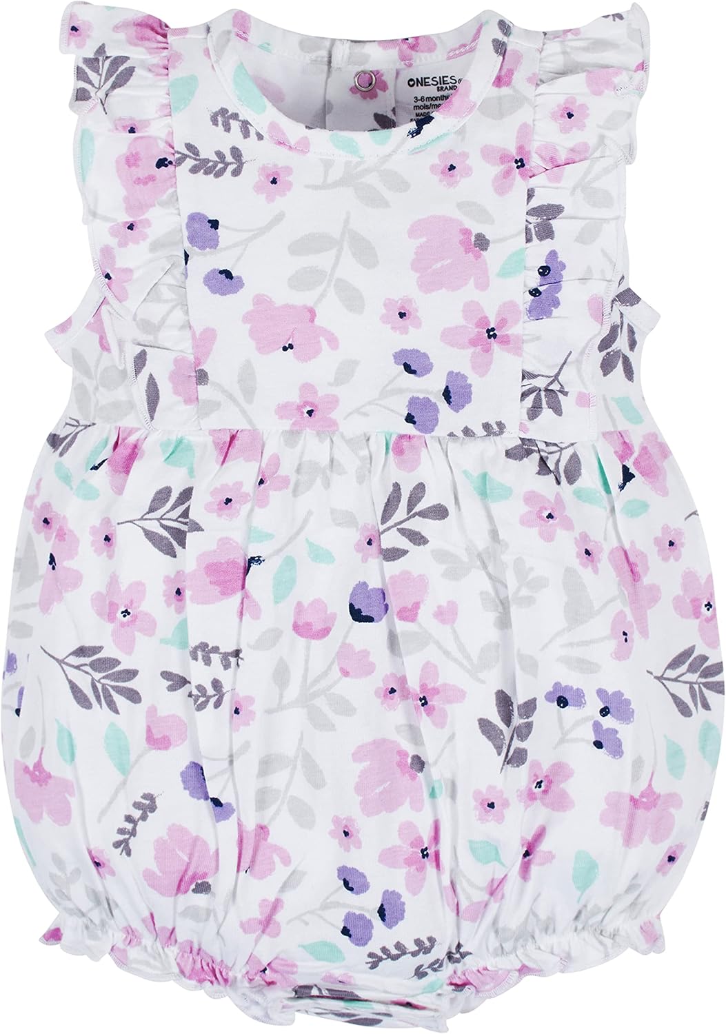 Onesies Brand Baby Girls' 3-pack Romper