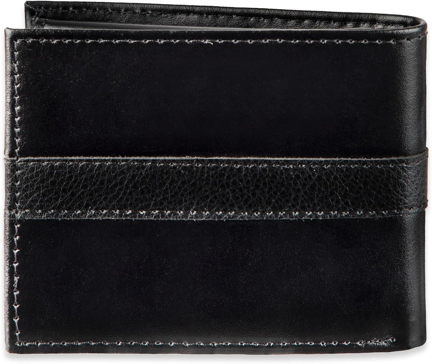 Tommy Hilfiger mens Leather Slim Bifold With Coin Pocket wallets
