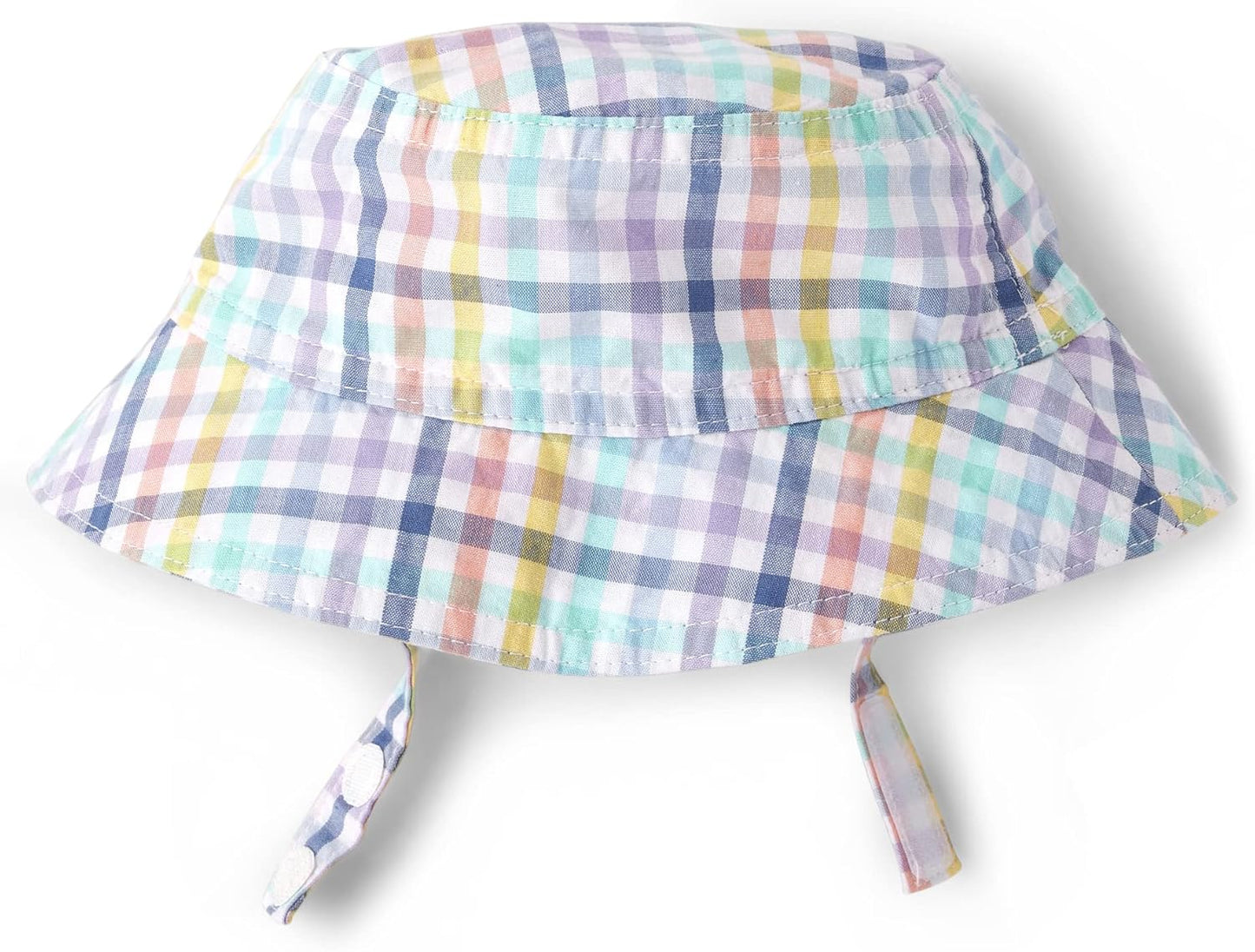 The Children's Place Baby Boys' And Newborn Woven Plaid Romper and Hat 2-piece Set
