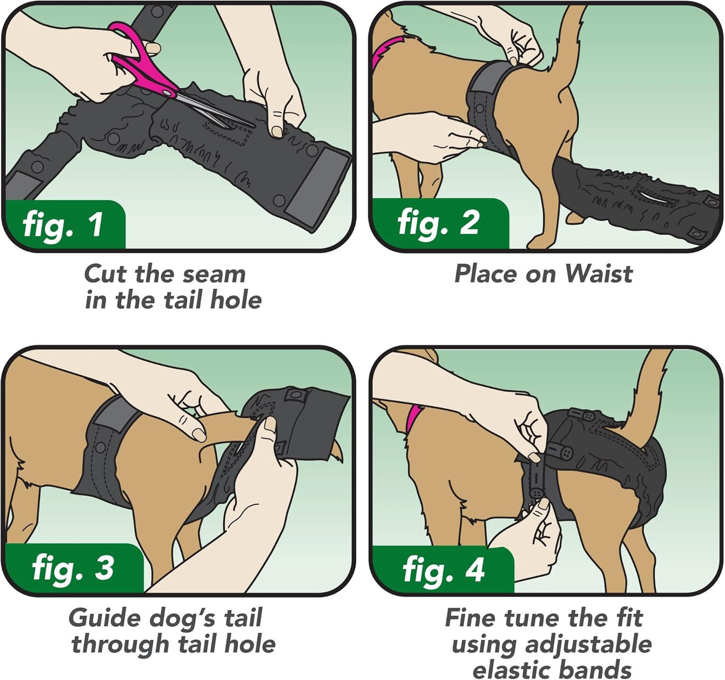 Vet's Best Perfect Fit Washable Female Dog Diaper, 1 count