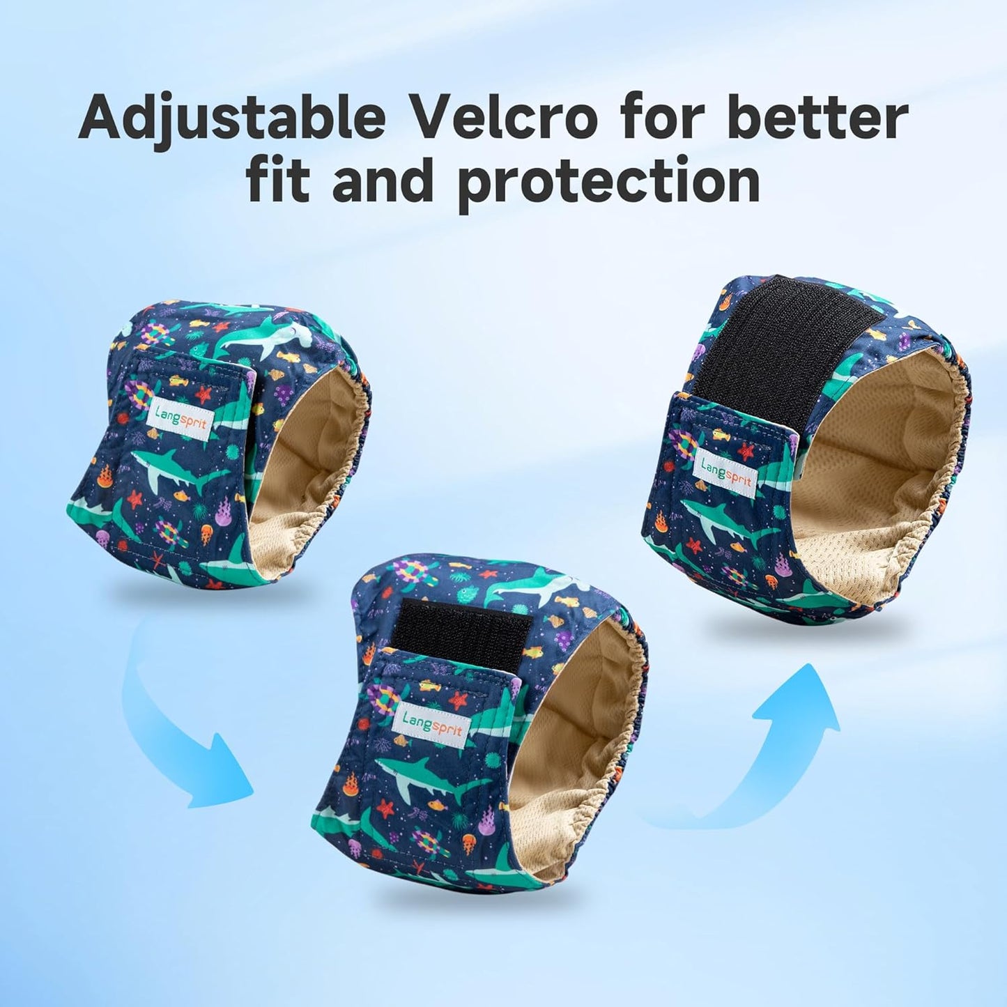 Male Dogs Diapers Belly Bands(4Pack), Washable Reusable Male Boy Doggy Wraps Panties for Doggie Puppy Pooping Potty Training Incontinence Marking Pañal para Perro Small