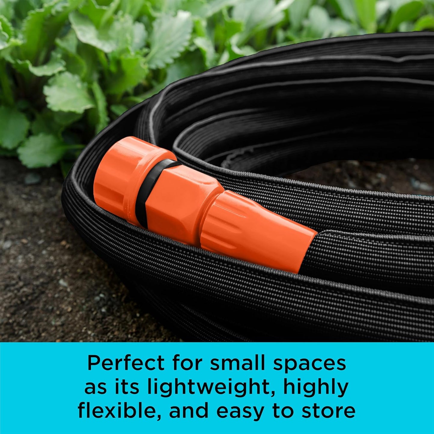 Black + Decker® 25 ft x 5/8 in, Expanding Garden Hose – Lightweight, Kink-Resistant, Quick Repair Couplings® BXMHBB22182