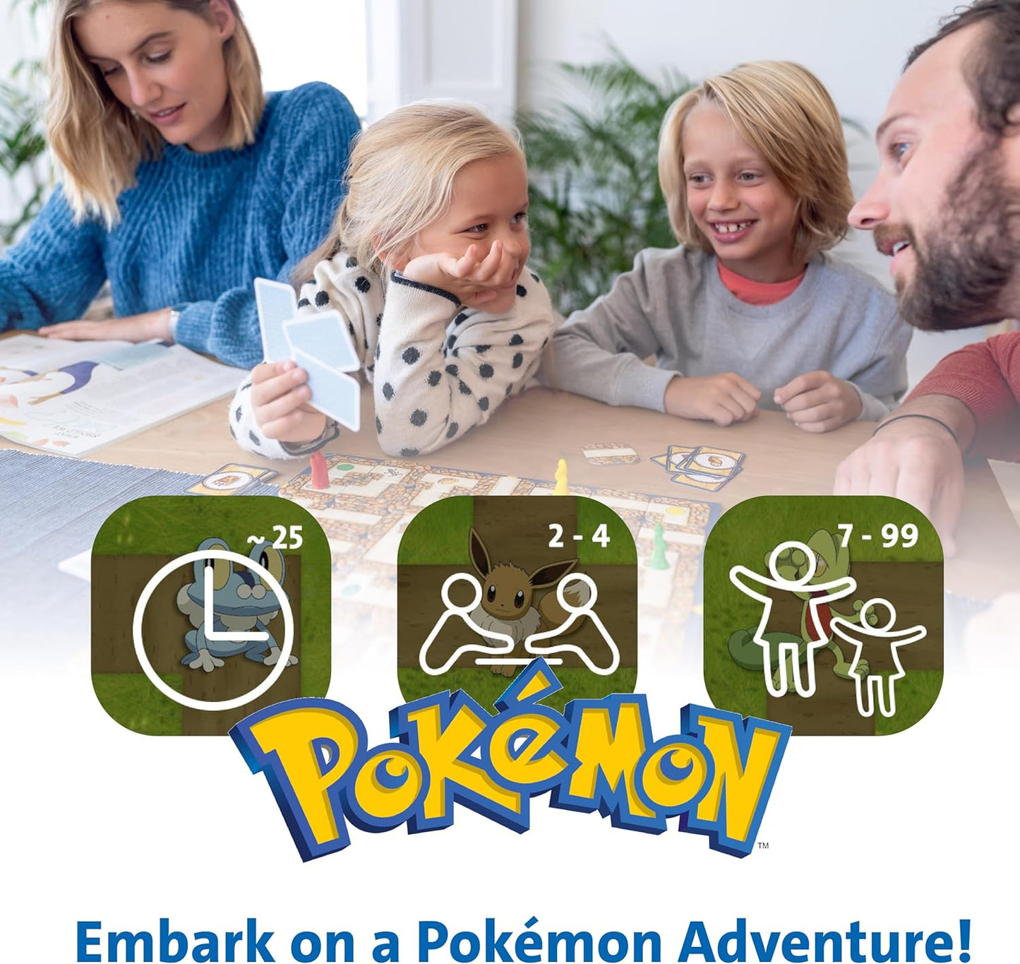 Ravensburger Labyrinth Pokemon Board Game - A Strategic Maze Adventure for Family Nights & Pokemon Parties - Includes Pikachu, Bulbasaur, and More - Great Birthday Gift for Kids Ages 7 and Up