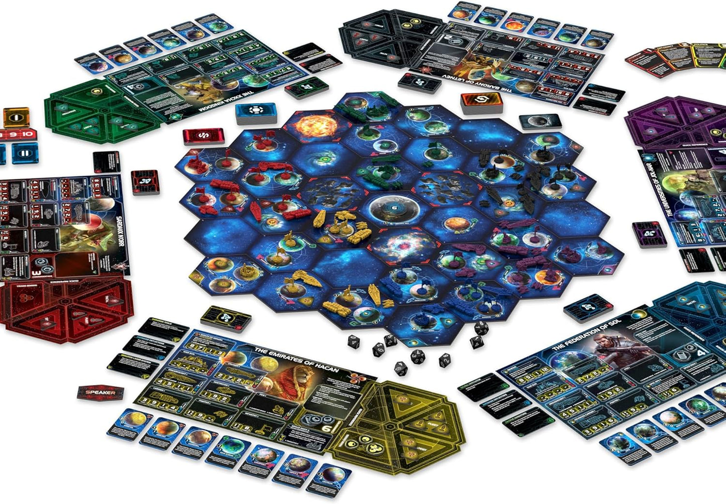 Asmodee Twilight Imperium: 4th Edition Board Game - Epic Galactic Conquest, Sci-Fi Adventure Strategy Game for Kids & Adults, Ages 14+, 3-6 Players, 4-8 Hour Playtime