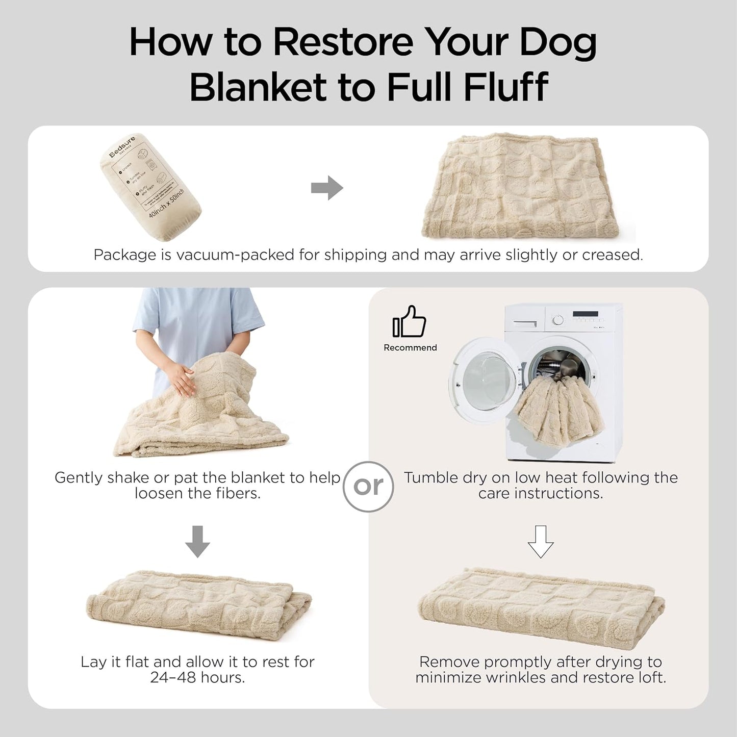 Bedsure Dog Blanket for Small Dogs Washable - Fluffy Fuzzy Puppy Cat Blanket with Premium 300GSM Coral Fleece Soft for Pet Kitten Doggy, Pink, 25x35IN