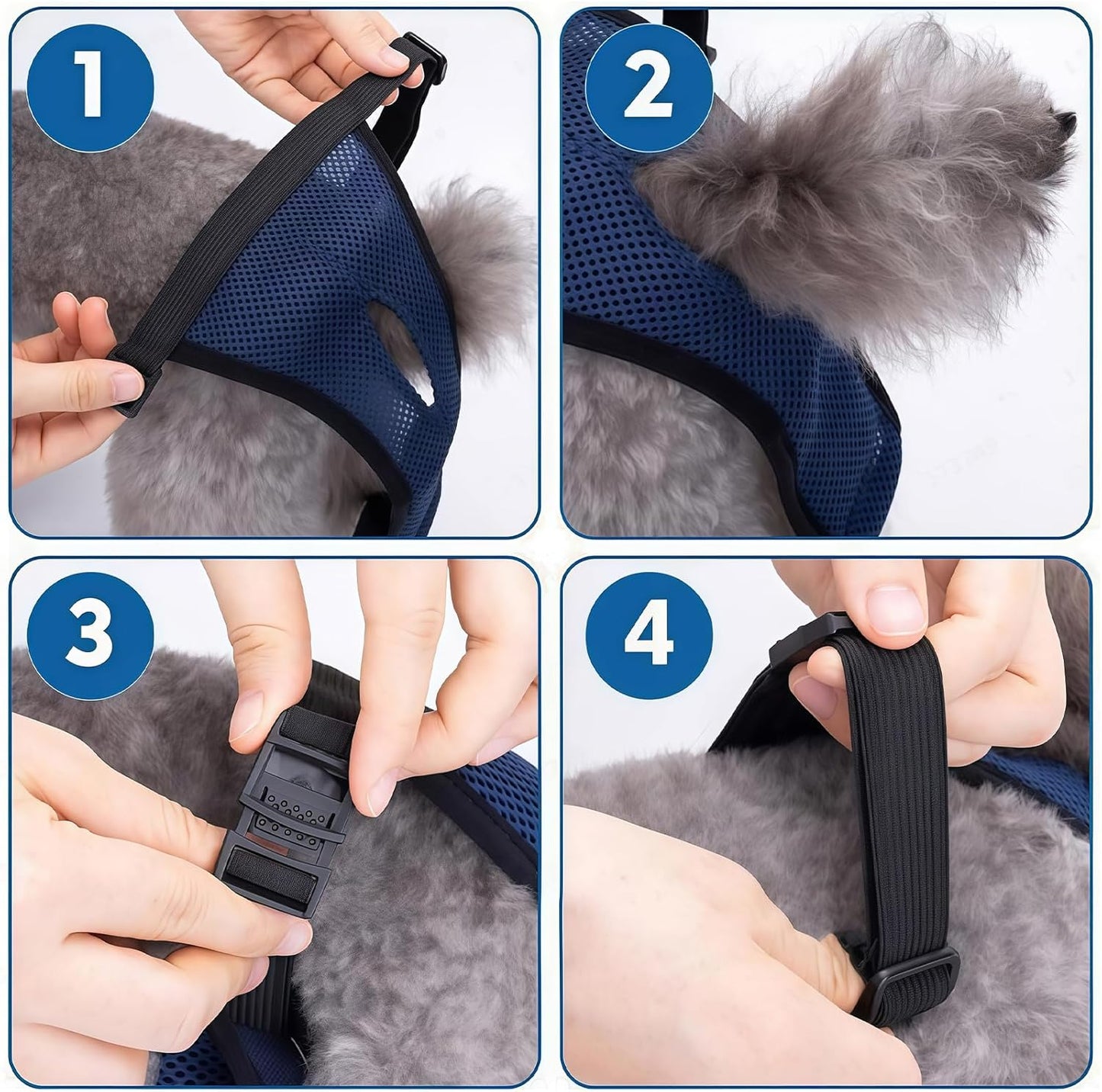 Breathable Dog Harassment Diaper Soft Adjustable Waistband Protective Pants Nappies for Pet Travel Camping Dog Heat Pants