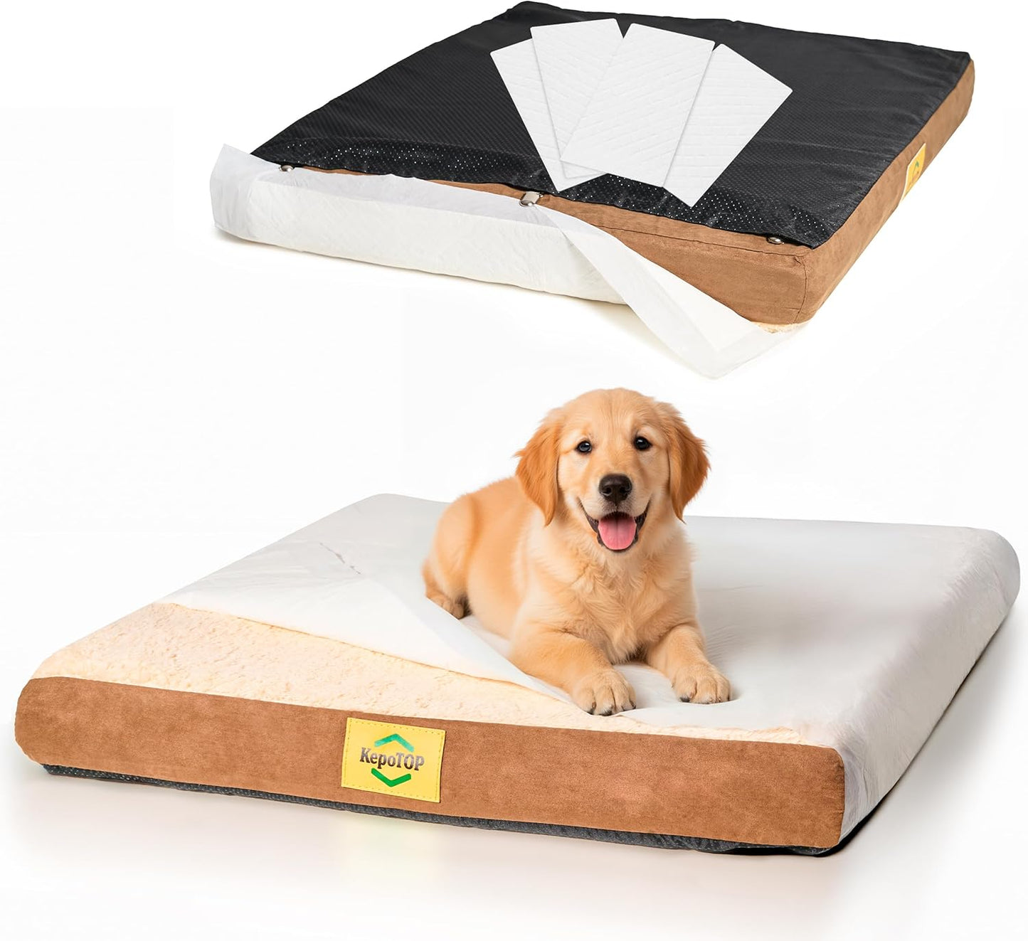 Medium Dog Bed Orthopedic | Cama para Perros | Crate Dog Bed Washable | pet beds for Medium Dogs | Puppy beds | Camas para Perros | Pet BeDs for Small Dogs | Dimensions: 28 x 24 x 3 Inches