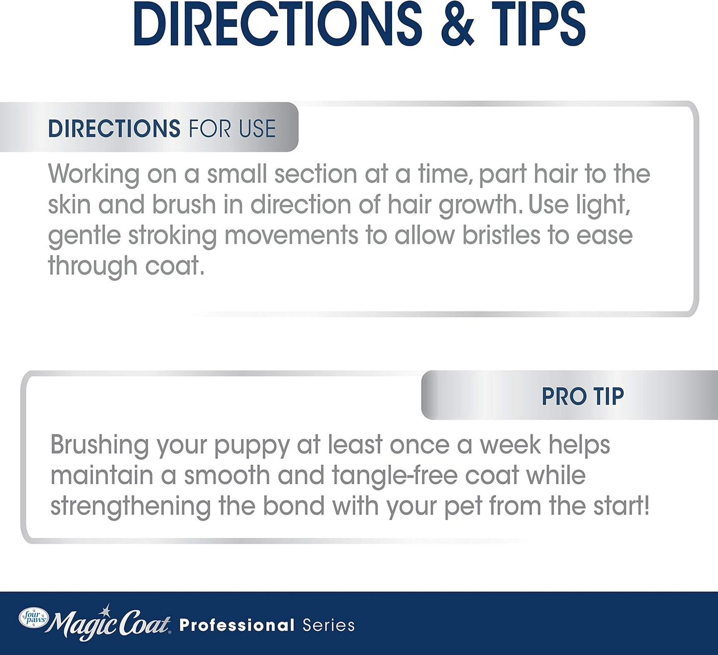 Four Paws Magic Coat Professional Series Grooming Tools - Trimmers, Nail Clippers, and Brushes for Pets