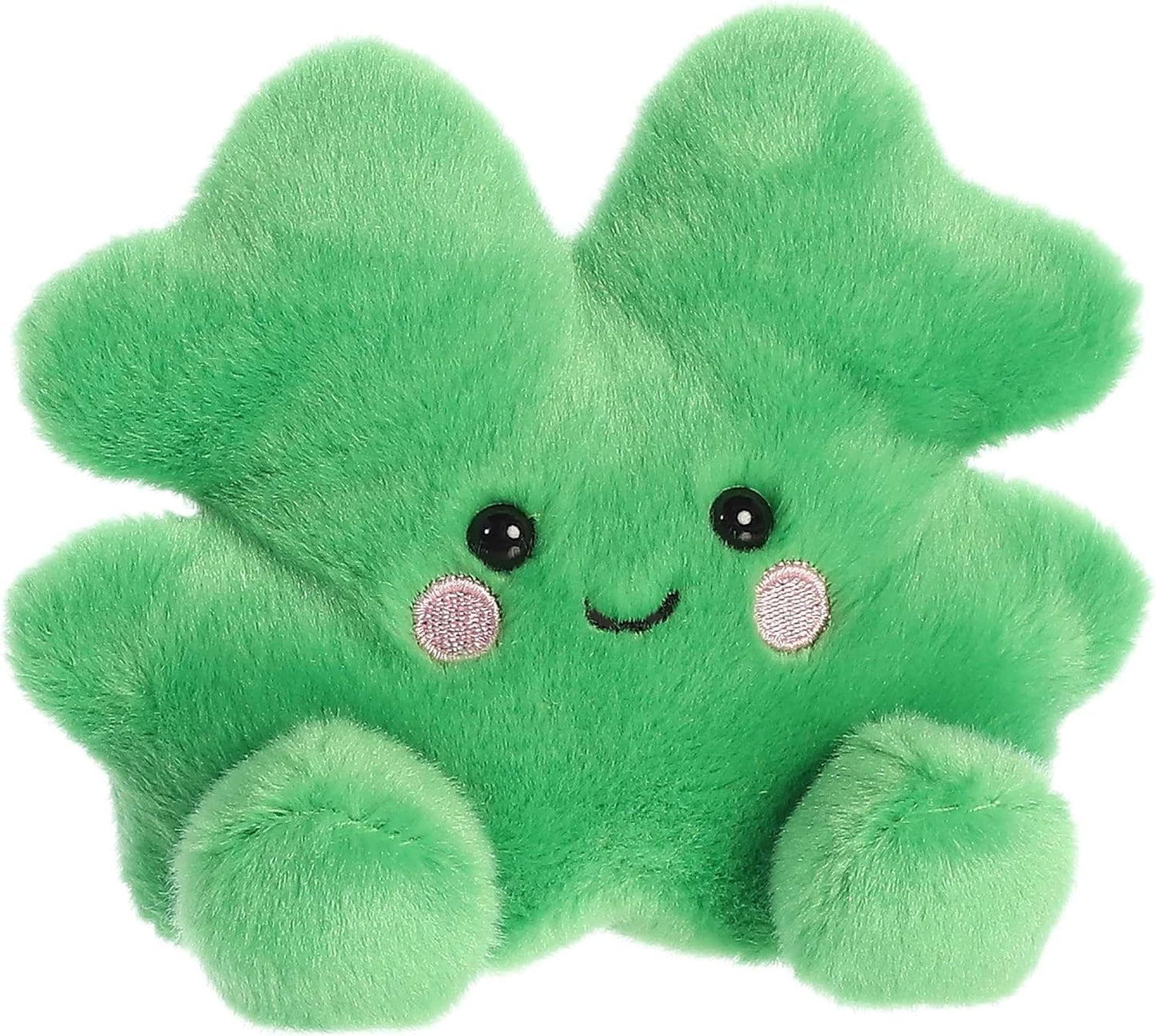 Aurora® Adorable Palm Pals™ Chance Clover™ Stuffed Animal - Fun Collectible Plush for Kids and Adult Collectors - Perfect for Decorating Rooms and Birthday Gifts - Green 5.5 Inches