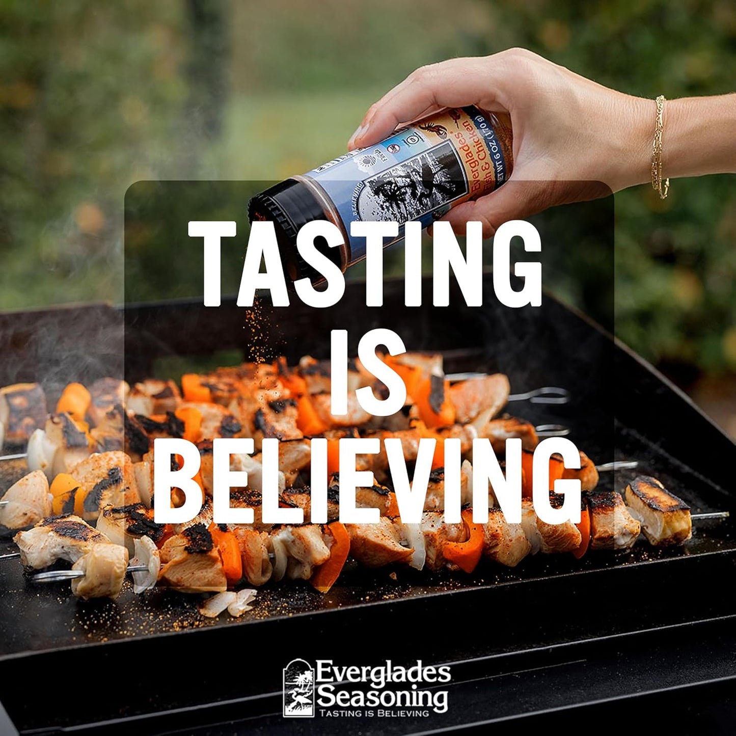 Everglades Fish & Chicken Seasoning For Shrimp, Fish, Crab, Lobster & Poultry Use in Batter, Boils, or Sprinkle for Broiling & Grilling Made in the USA 6oz (Two Pack)