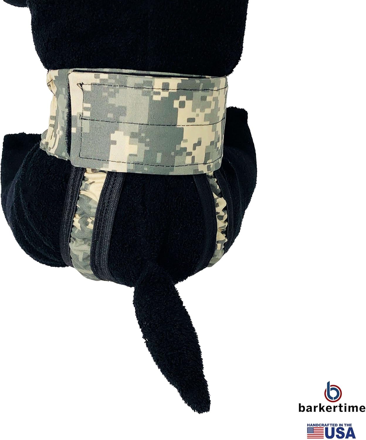 Dog Diaper Made in USA - Digital Camo Waterproof Washable Dog Diaper Pull-up, S for Incontinence, Housetraining and Female Dogs in Heat - Allows for Defecating Outside