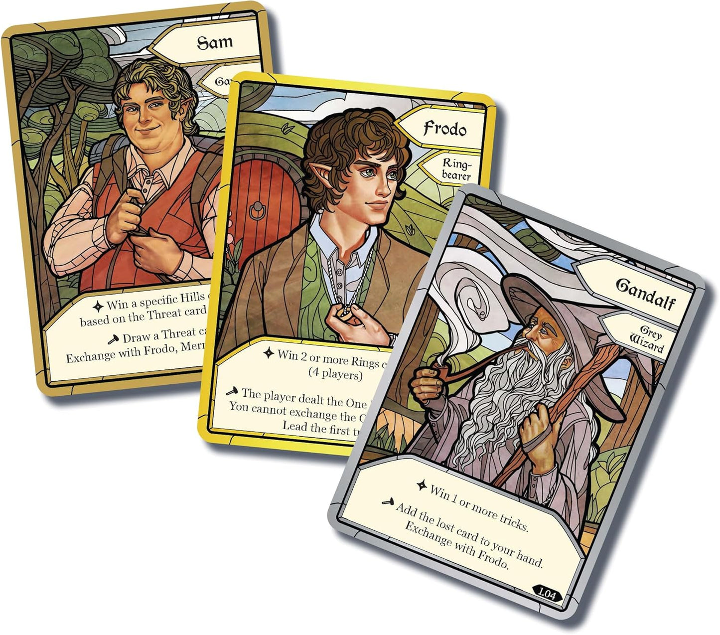 Asmodee The Lord of The Rings The Fellowship of The Ring Trick-Taking Game - A Cooperative Card Adventure! Strategy Game for Kids & Adults, Ages 10+, 1-4 Players, 20 Minute Playtime