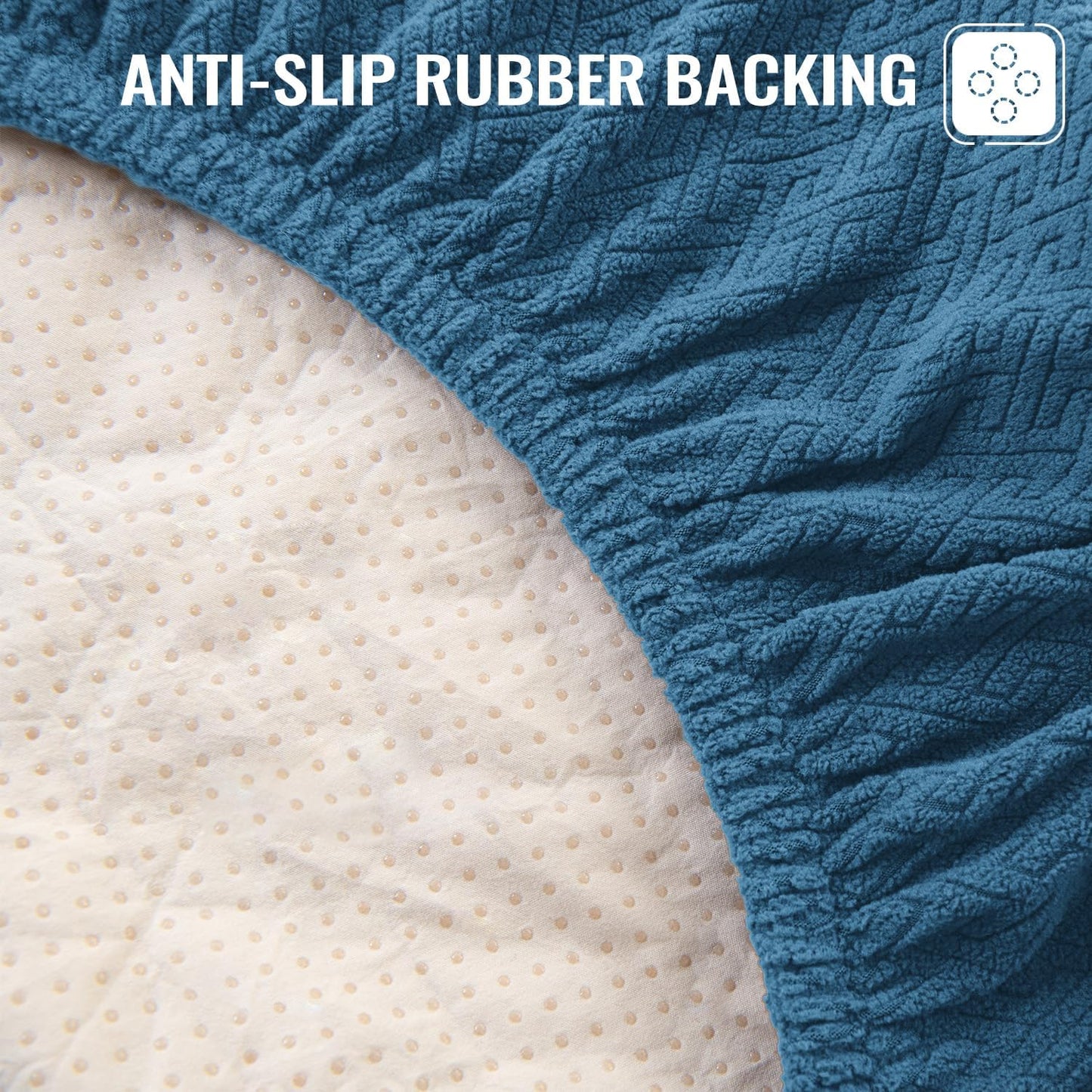 Nanbowang Waterproof Dog Bed Cover - Washable, Quilted Pet Pillow Replacement - Easy to Remove Hair - Lovely Puppy Bed for Dog/Cat 40x53x6