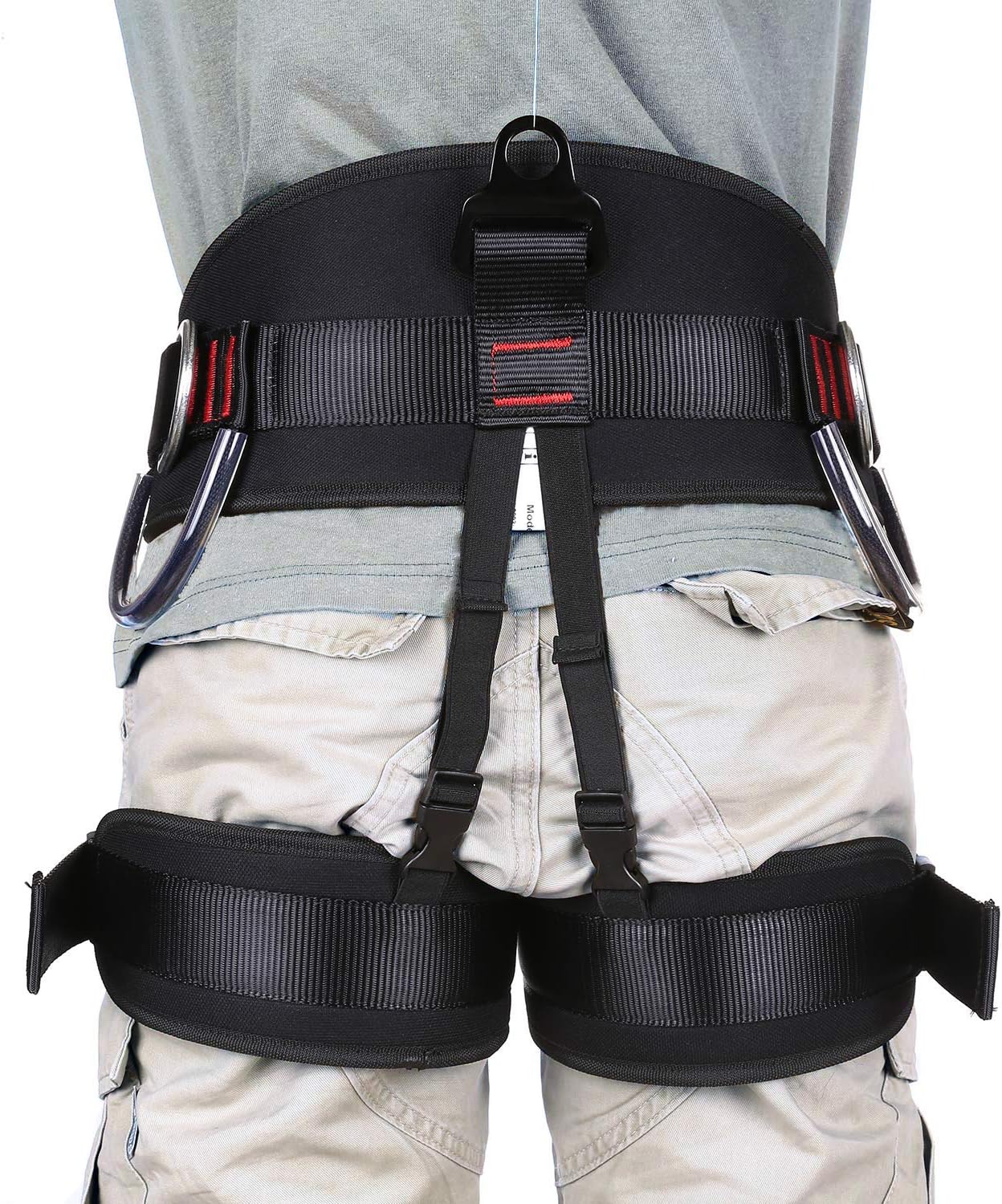 Adjustable Thickness Climbing Harness Half Body Harnesses for Fire Rescuing Caving Rock Climbing Rappelling Tree Protect Waist Safety Belts