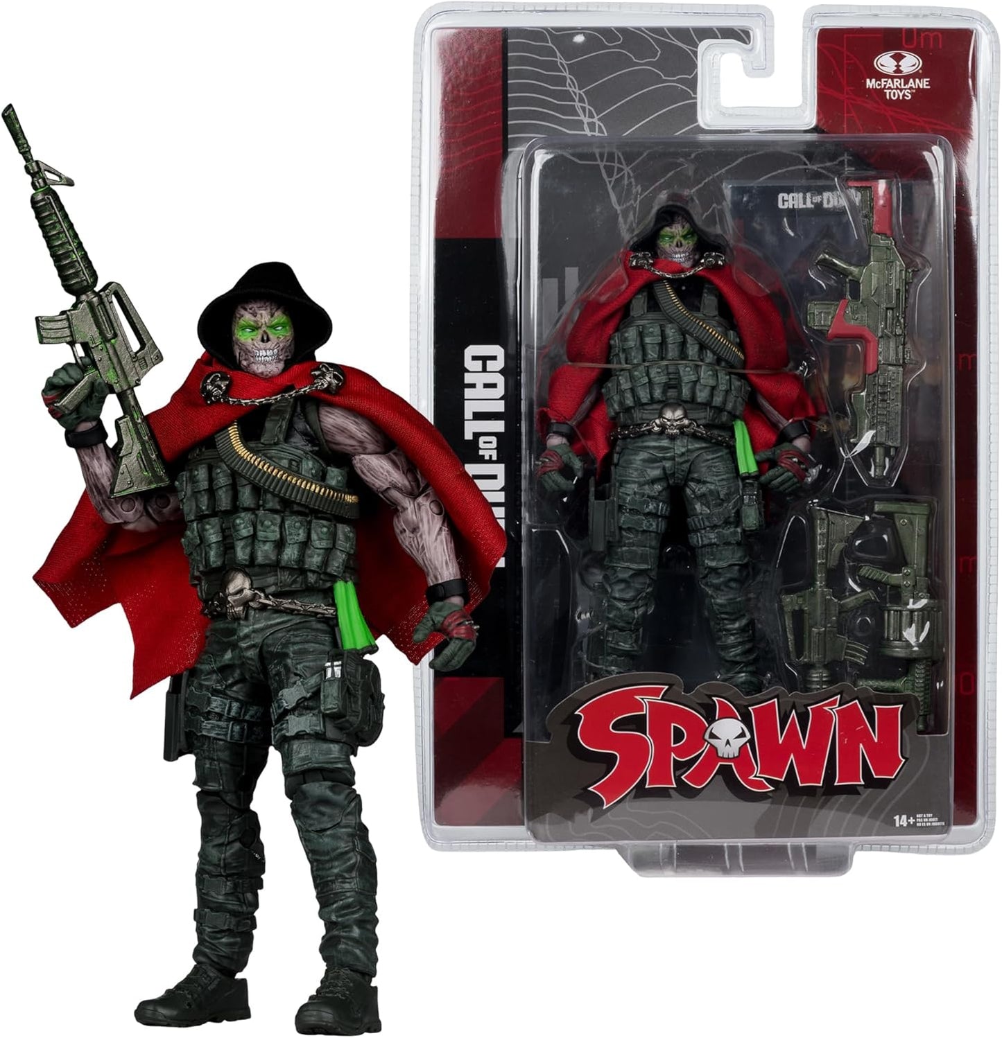 McFarlane Toys- Call of Duty Burned Spawn 7in Action Figure