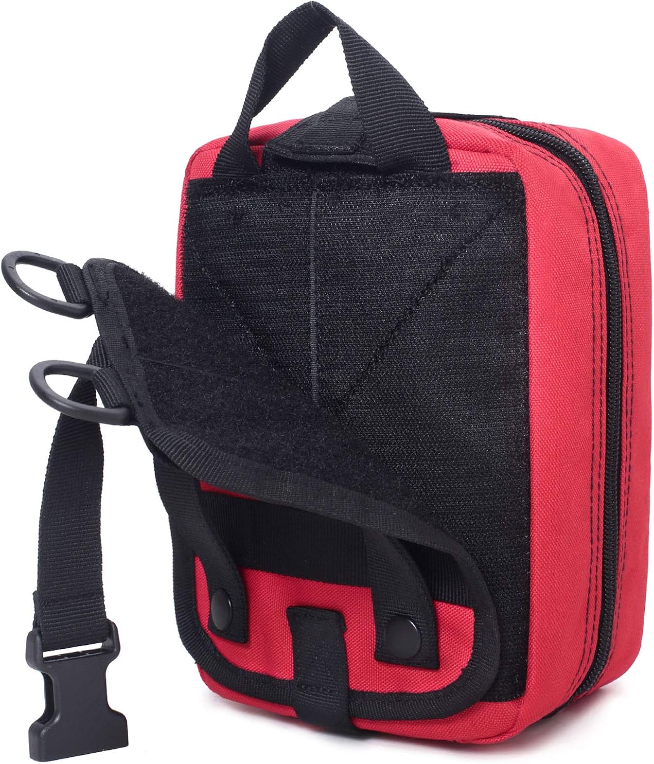 Molle Pouch, Sturdy 600D Nylon Tactical Medical Pouch,Rip-Away EMT First Aid Pouch (Bag Only)