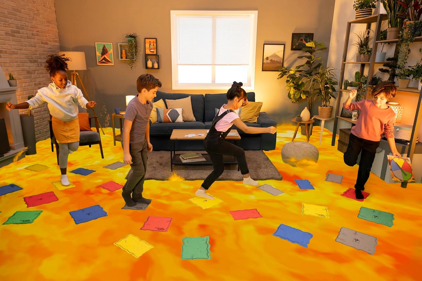 Endless Games The Original The Floor is Lava! Game by Endless Games - Interactive Game for Kids and Adults - Promotes Physical Activity - Indoor and Outdoor Safe