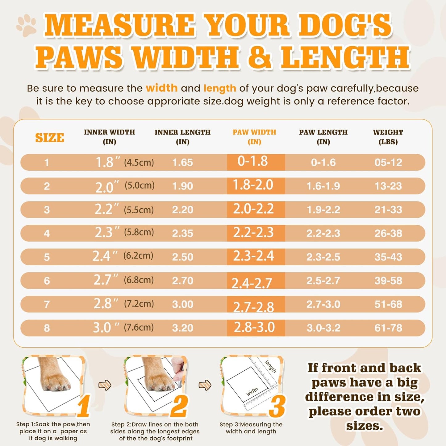 DcOaGt Dog Shoes Large Size Dogs,Mesh Breathable Dog Boots & Paw Protectors for Hot Pavement Summer Winter Snow, 360°Anti-Slip Dog Booties with Reflective Strips for Hiking/Walking,Khaki 4PCS(Size 6)