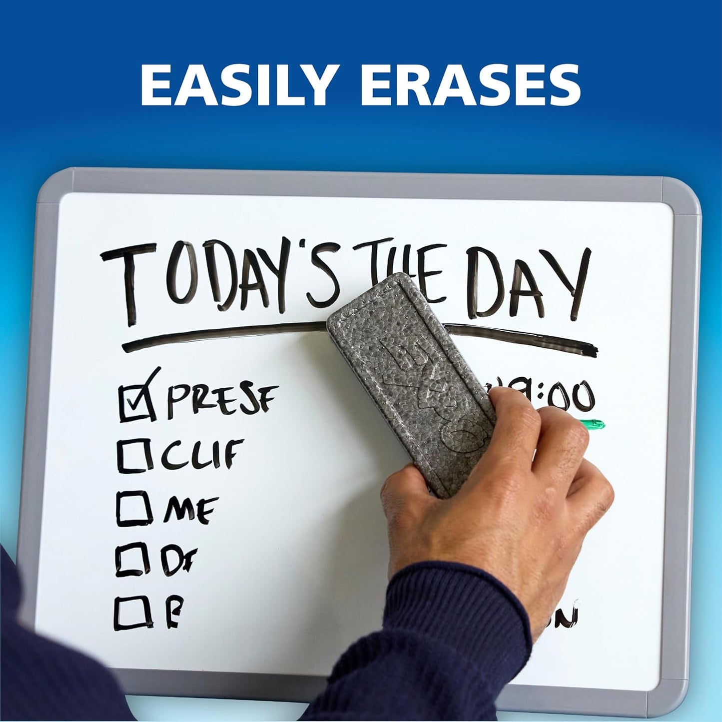 EXPO Dry Erase Markers, Low Odor Ink, Black, Bullet Tip, 12 Count - Whiteboard, Calendar, Organization, Essential Supplies for Office, School, Classroom, Teachers