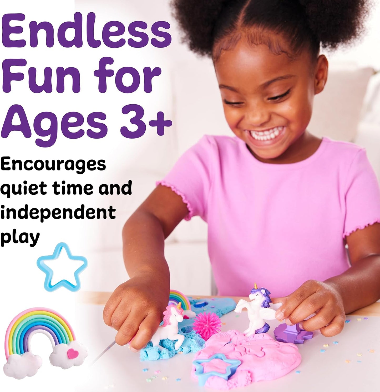 Creativity for Kids Sensory Pack: Unicorn - Sensory Toys for Toddlers, Unicorn Gifts for Girls, Toddler Activities and Easter Basket Stuffers (Ages 3+)