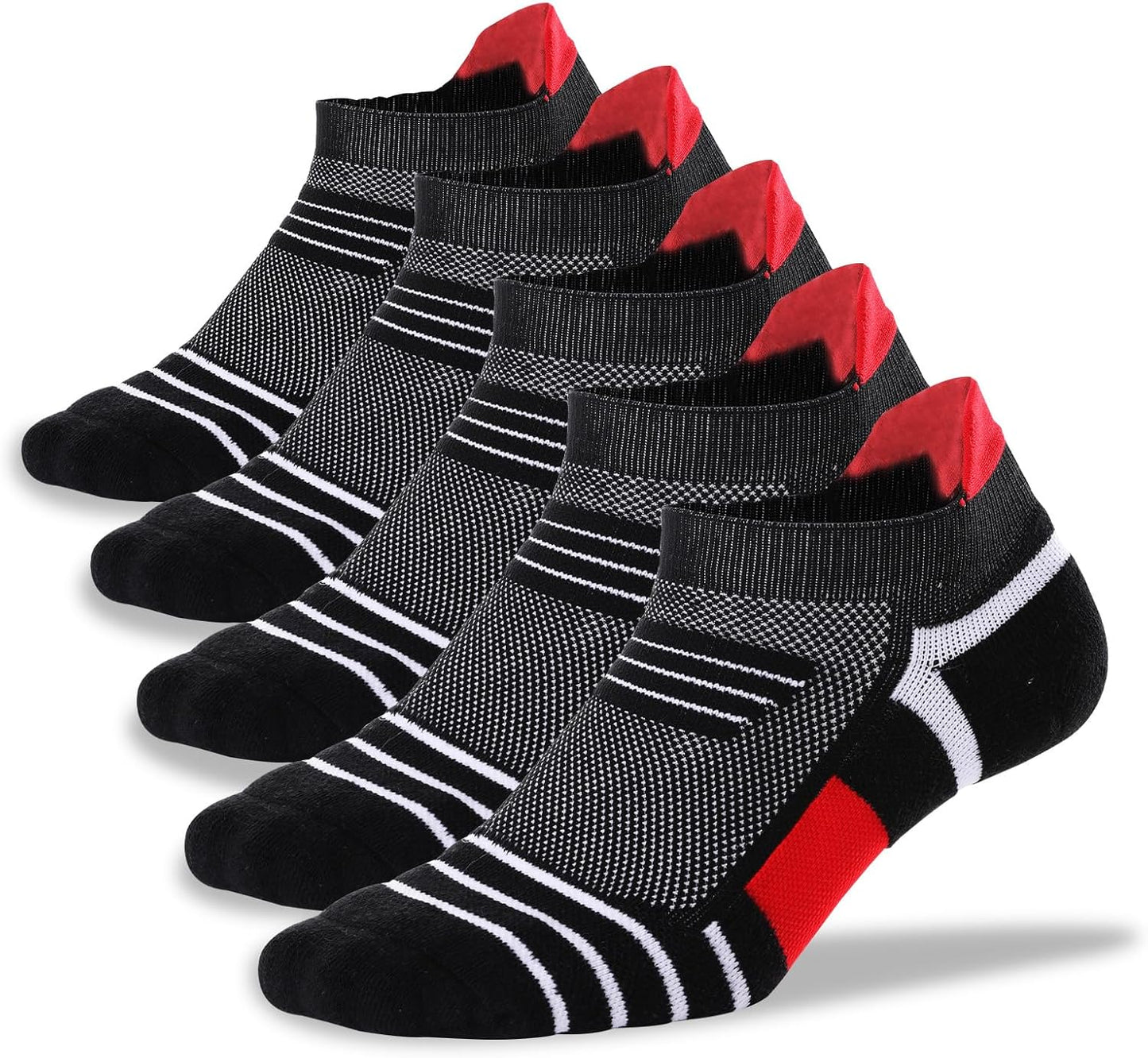 Kodal Ankle Compression Socks, Copper Yarn Low Cut Training Socks, Odor Free Moisture-wicking Arch Support Cushion