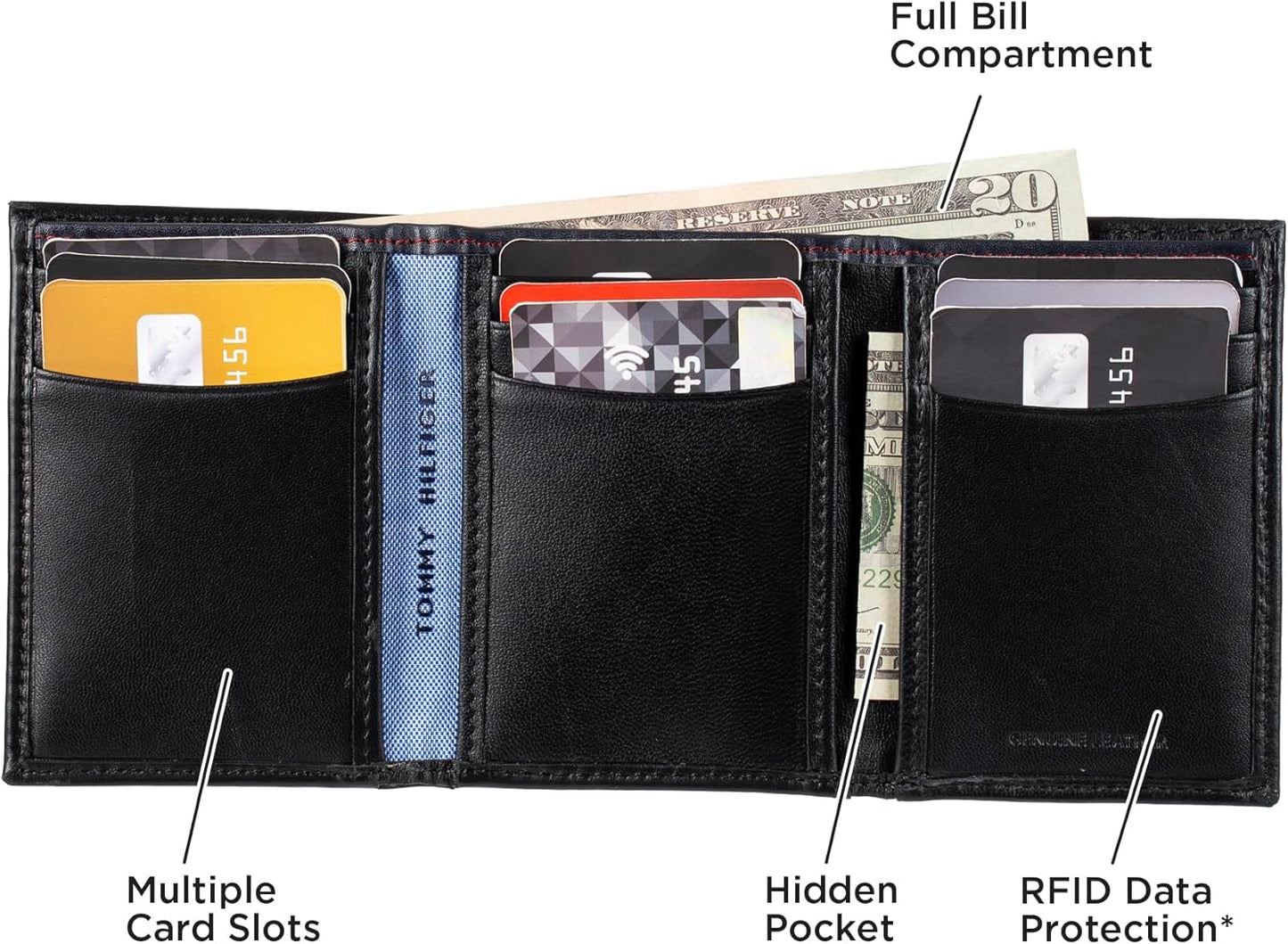 Tommy Hilfiger Men's Trifold Wallet