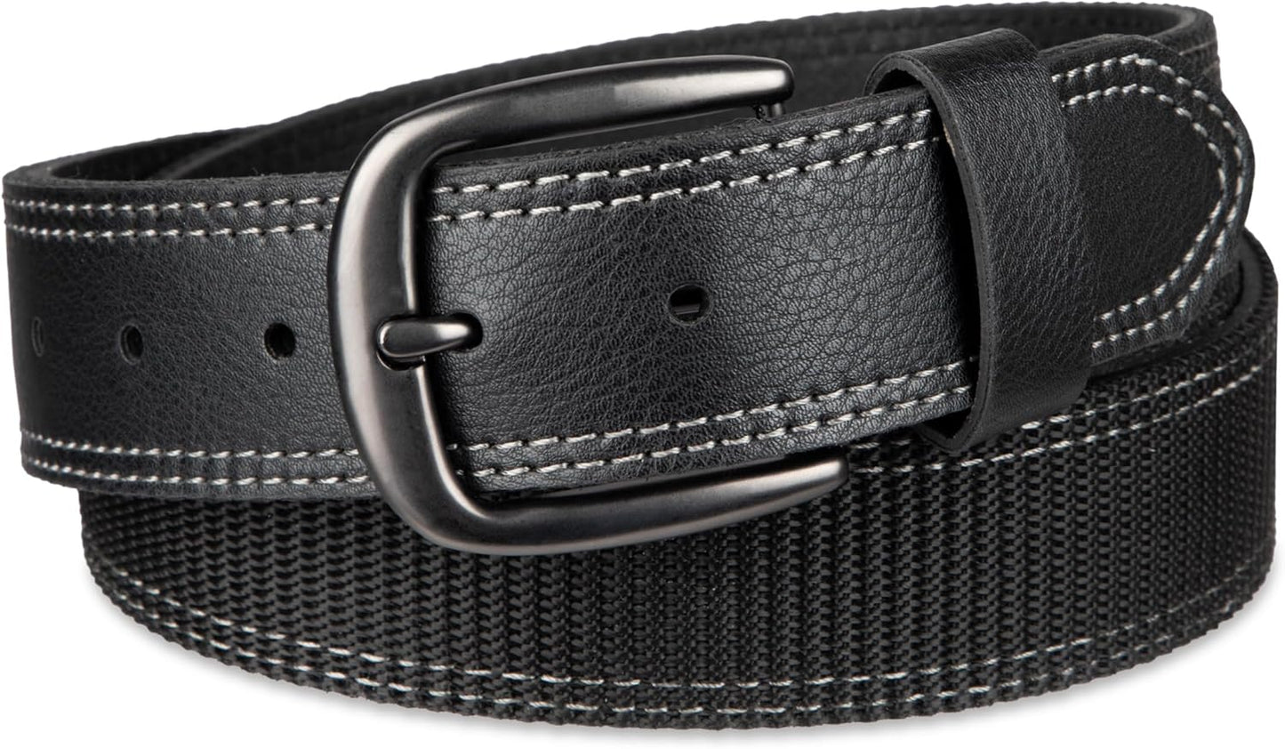Dickies mens Industrial Strength Leather Belt – Workwear, Durable, Reinforced, Heavyweight