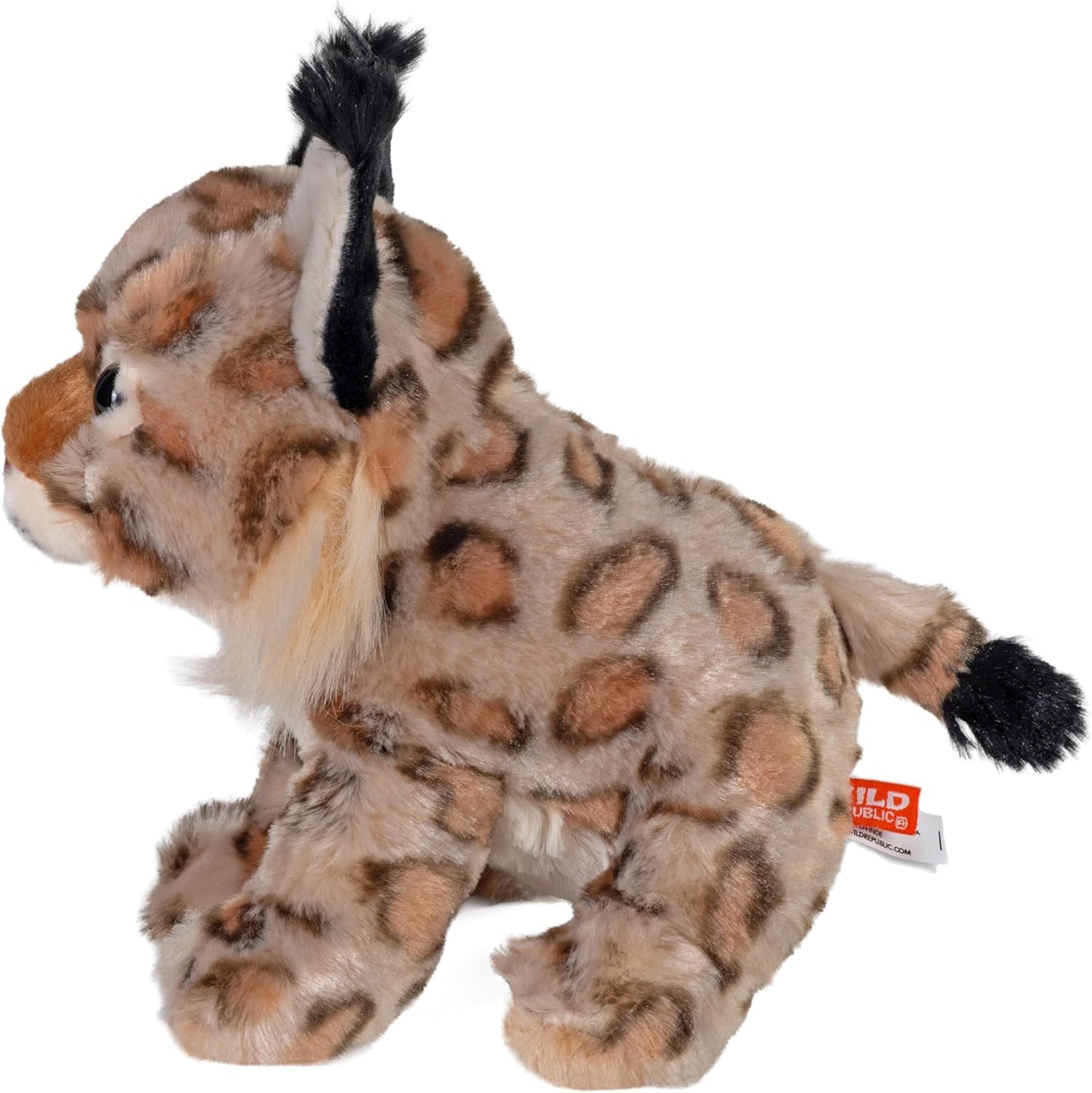 Wild Republic Bobcat Plush, Stuffed Animal, Plush Toy, Gifts for Kids, Cuddlekins, 8 Inches,Multi