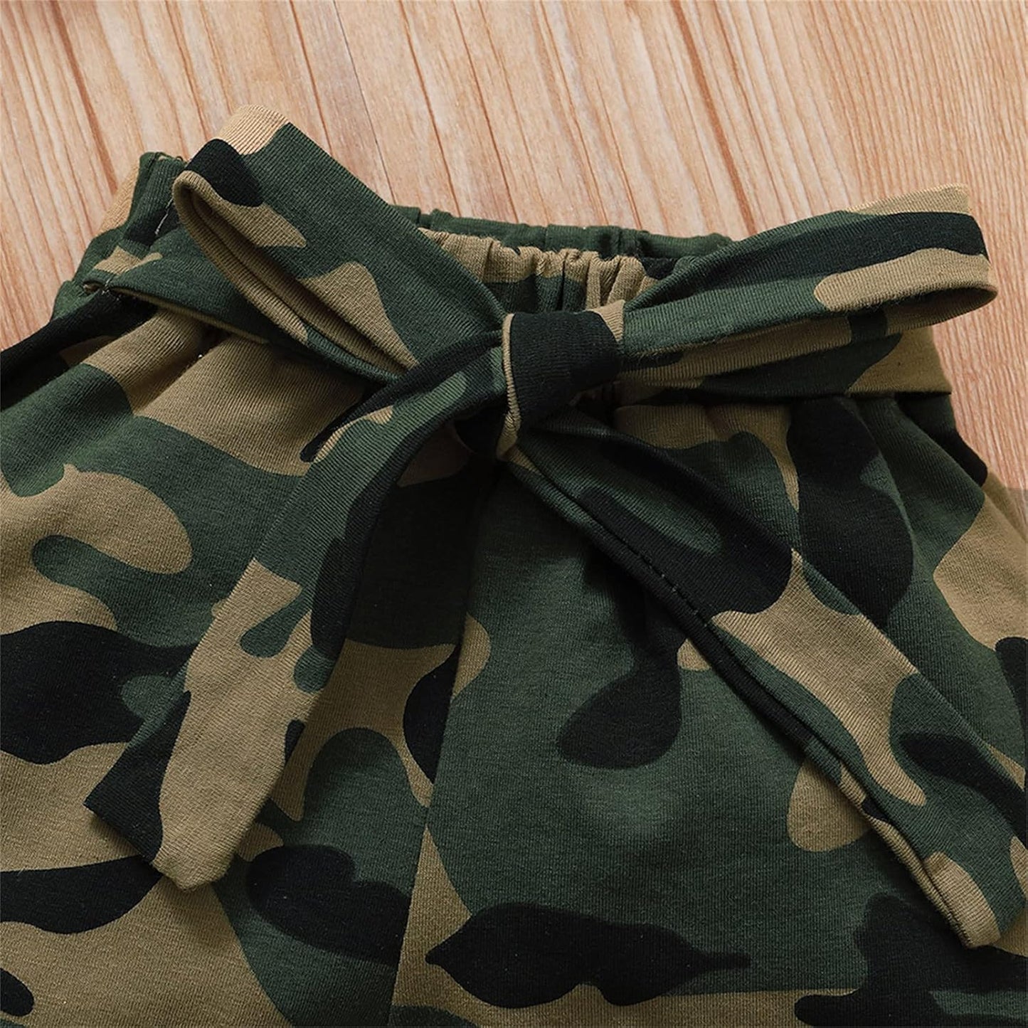 AMAWMW Baby Girl Clothes Set Daddys Little Girl Ruffle Romper Top Camouflage Pants Newborn Infant Baby Girl Outfit