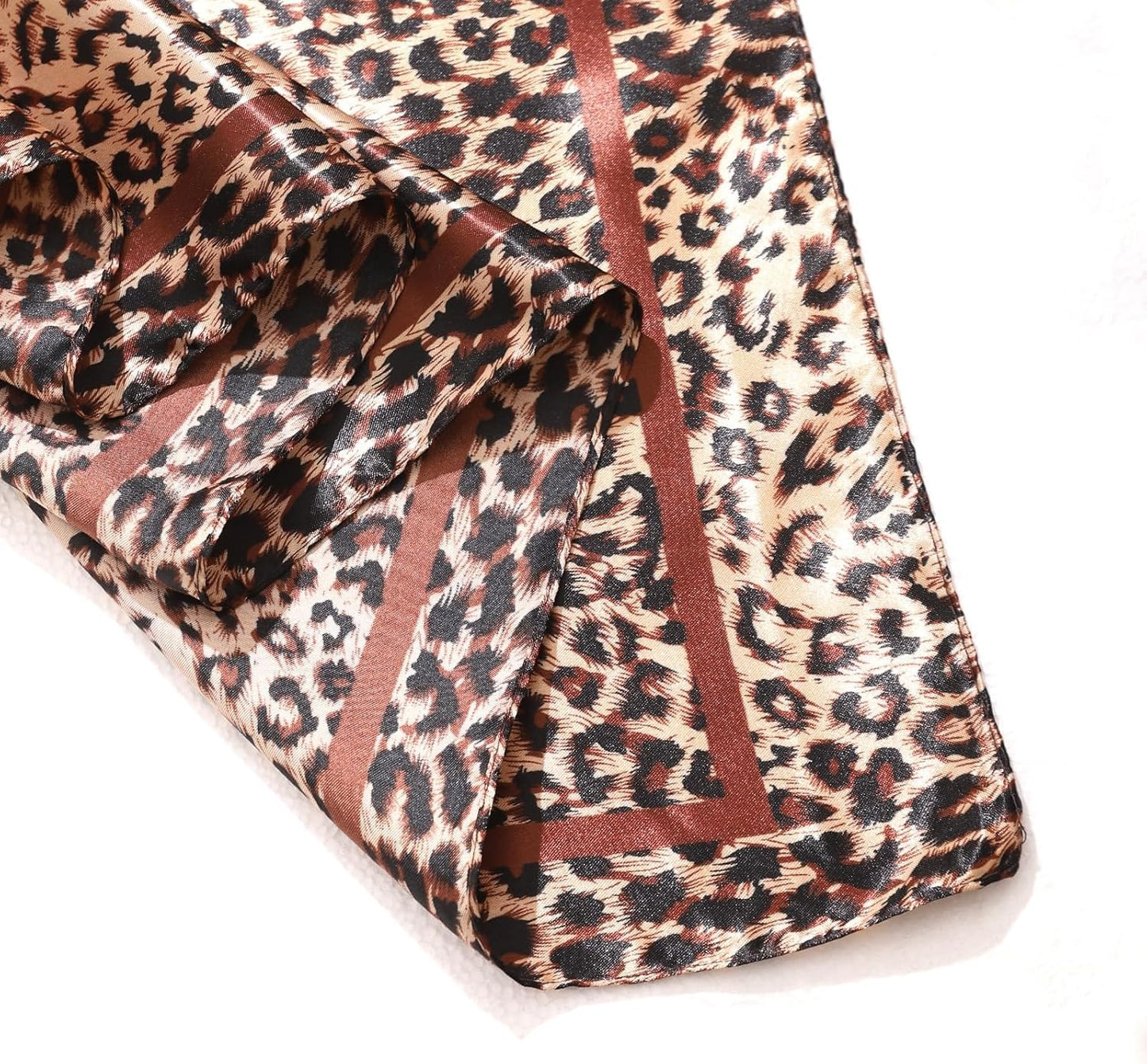 35" Large Satin Head Scarf for Women Silk Hair Scarf Solid Color Hair Bandana for Night Hair Wrap Sleeping