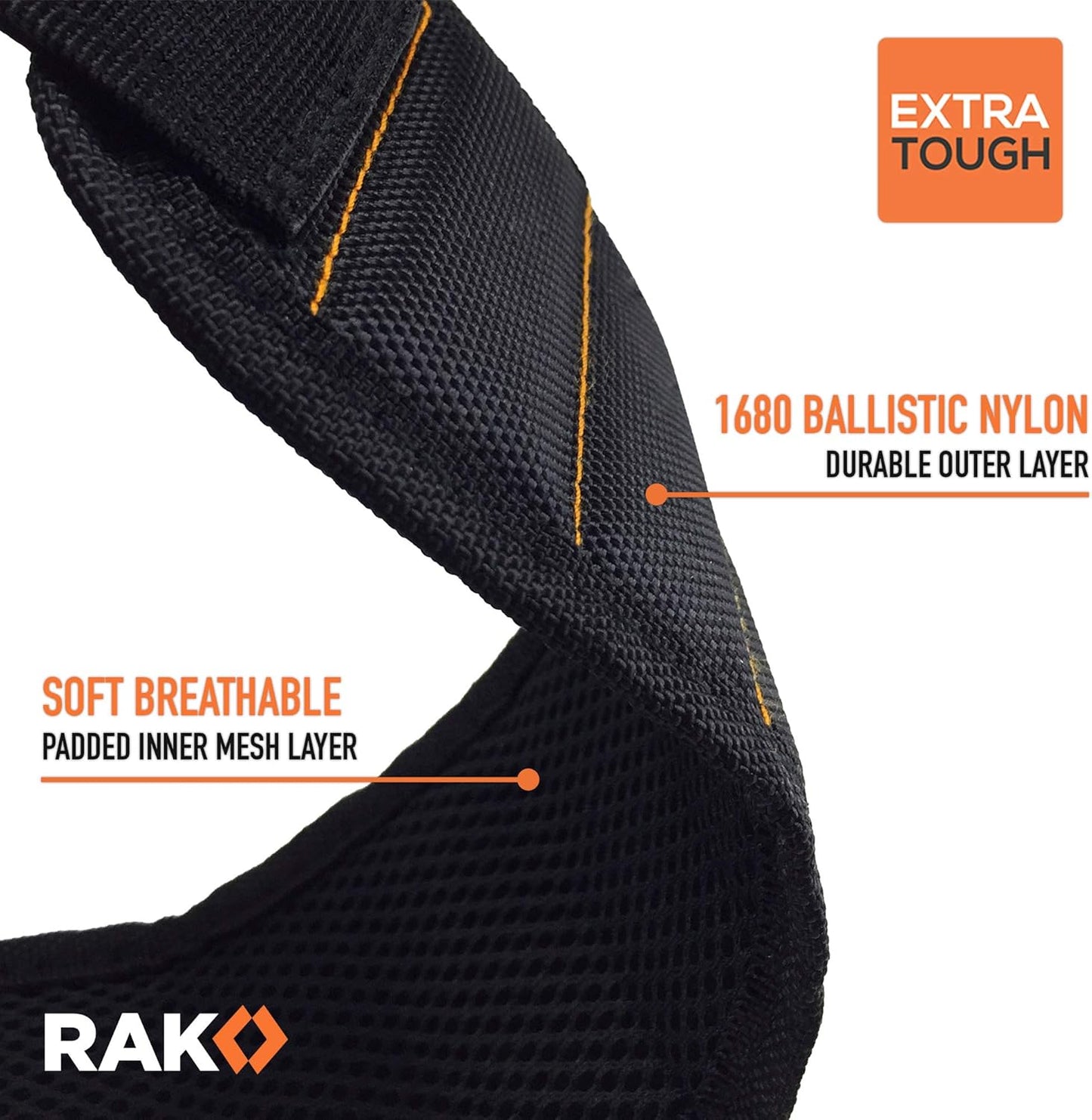 RAK Magnetic Wristband for Tools - Premium Tool Belt for Holding Screws Nails with Powerful Magnets, Birthday Gifts for Men, Cool Gadgets Stuff Gifts for Dad, Husband, Grandpa, Handyman, Him