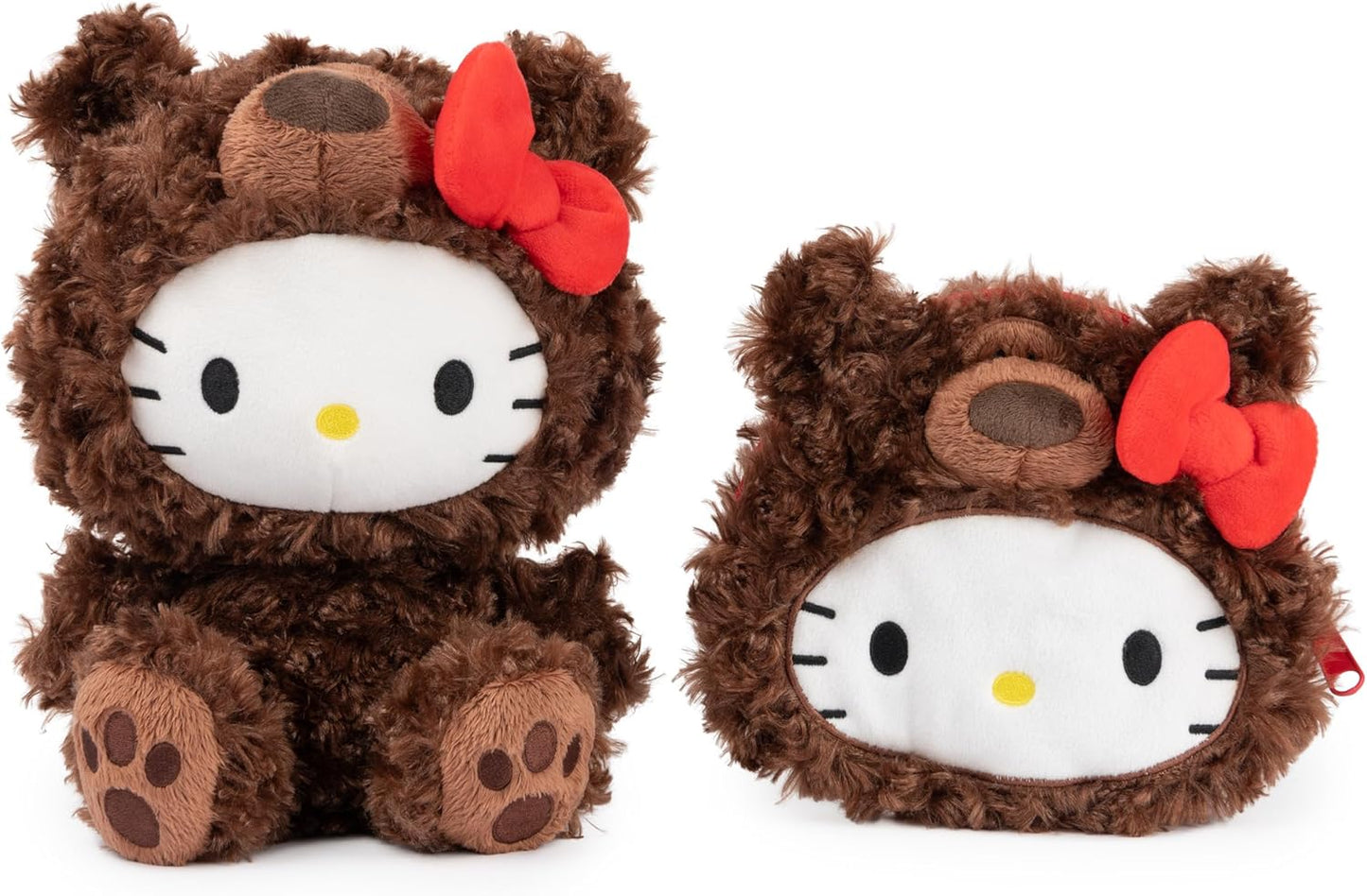 GUND Sanrio Hello Kitty Philbin Teddy Bear Plush Toy, Premium Stuffed Animal for Ages 1 and Up, Brown, 10”