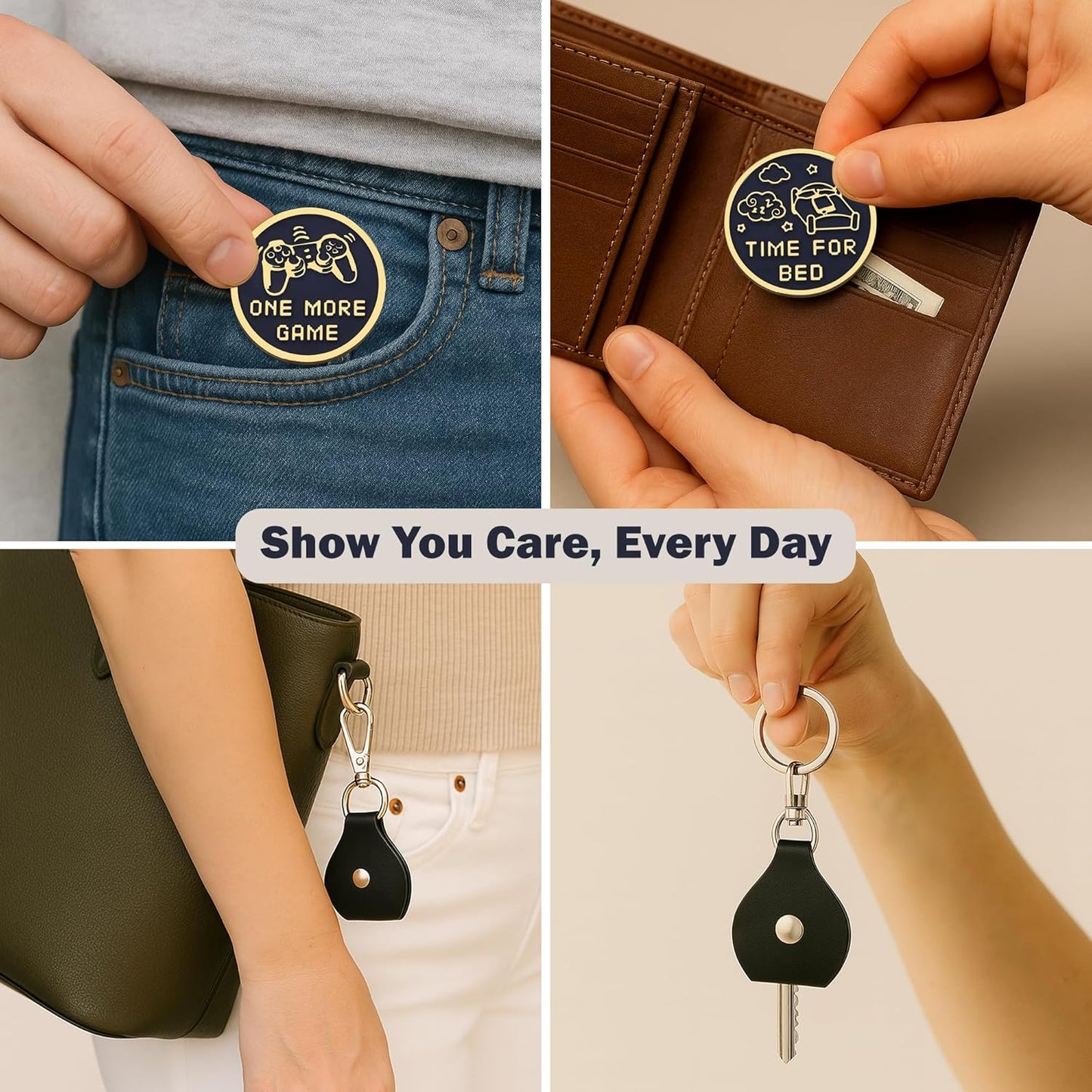 Funny Gifts for Gamers Flip Coin with Passion Card, Meaningful Video Game Keychain Double Sided Decision Maker Coin, Perfect Gamer Gifts for Men, Fun Gaming Decor, Cool Gaming Gift for Men Gamer Dad