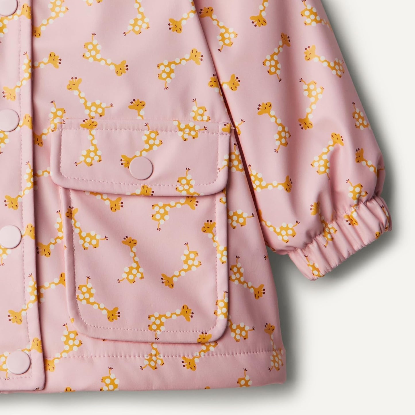 Amazon Essentials x Sofia Grainge Toddler and Baby Girls' Water-Repellent Rain Jacket