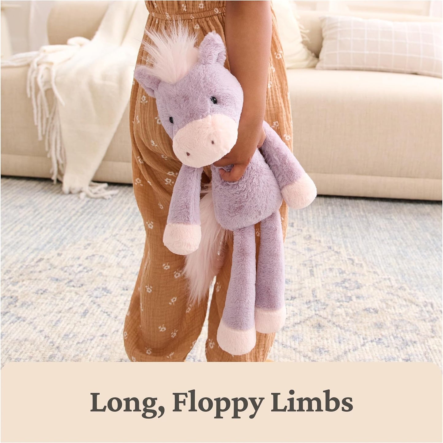 GUND Take-Along Friends Plush, Penni Pony Stuffed Animal, Toy Horse for Ages 1 and Up, Lilac, 15"