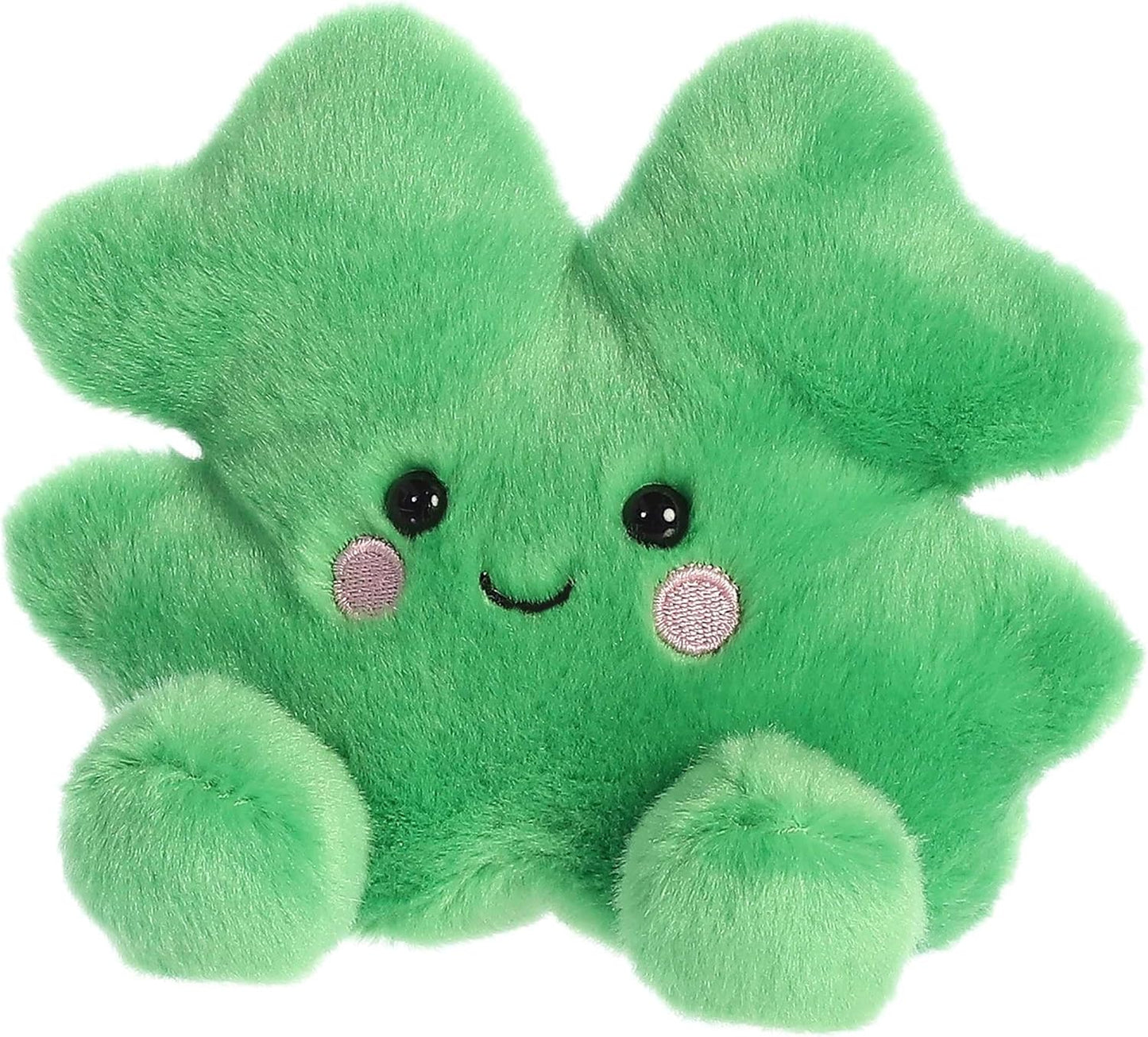 Aurora® Adorable Palm Pals™ Chance Clover™ Stuffed Animal - Fun Collectible Plush for Kids and Adult Collectors - Perfect for Decorating Rooms and Birthday Gifts - Green 5.5 Inches
