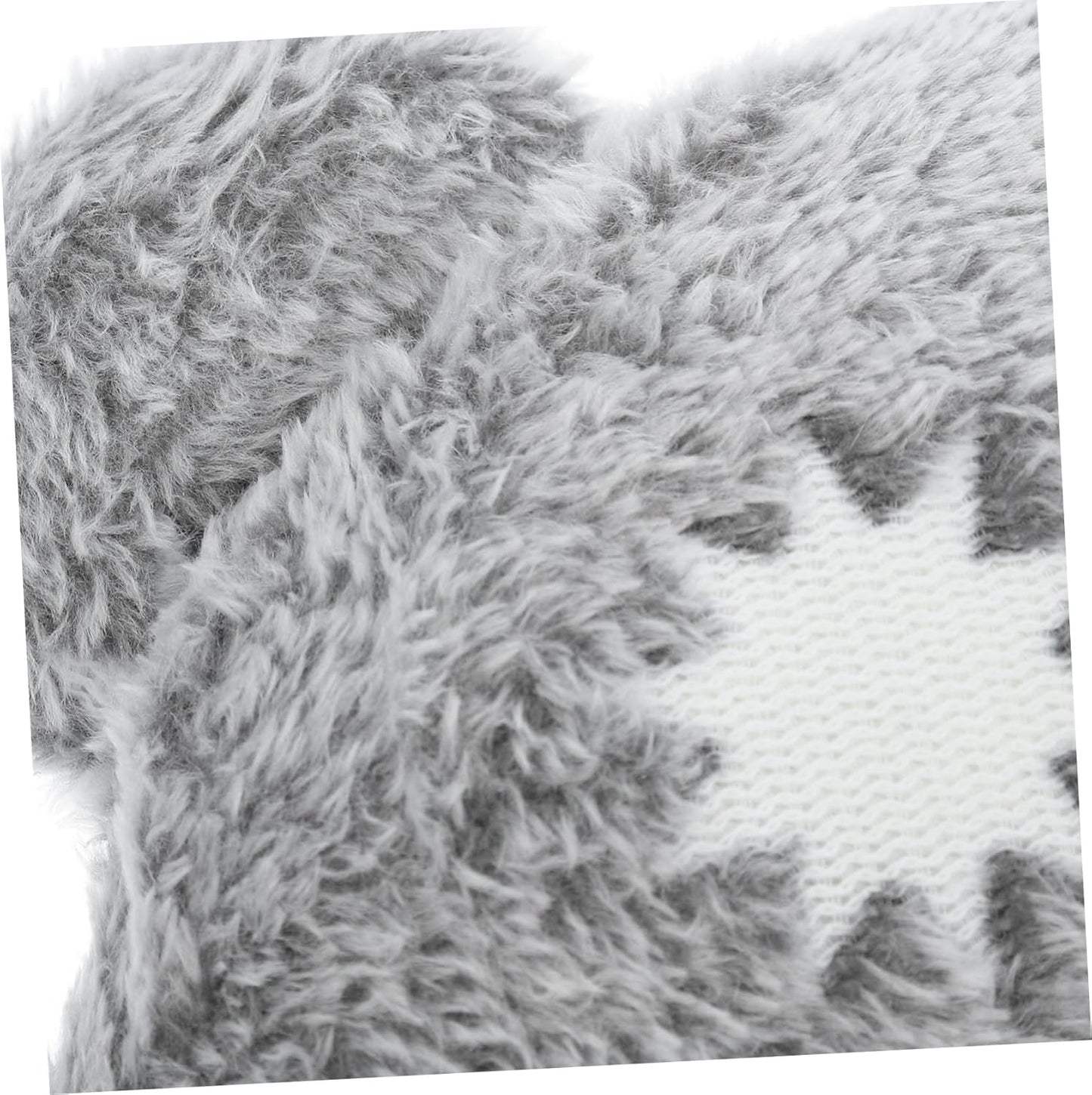 BESTonZON Calming U-Shaped Neck Pillow for Pets Soft Half-Moon Cushion for Dogs and Cats Removable Washable Cover Sleep Comfort and Interactive Dark Design
