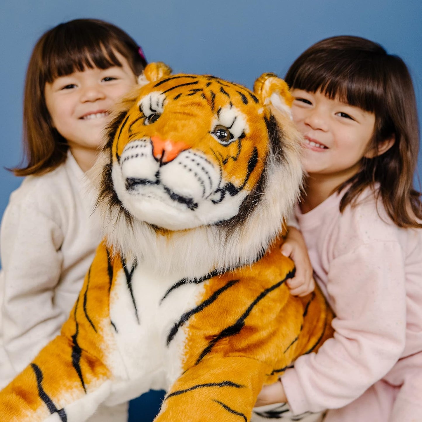 Melissa & Doug Giant Tiger - Lifelike Stuffed Animal (Over 5 feet Long)