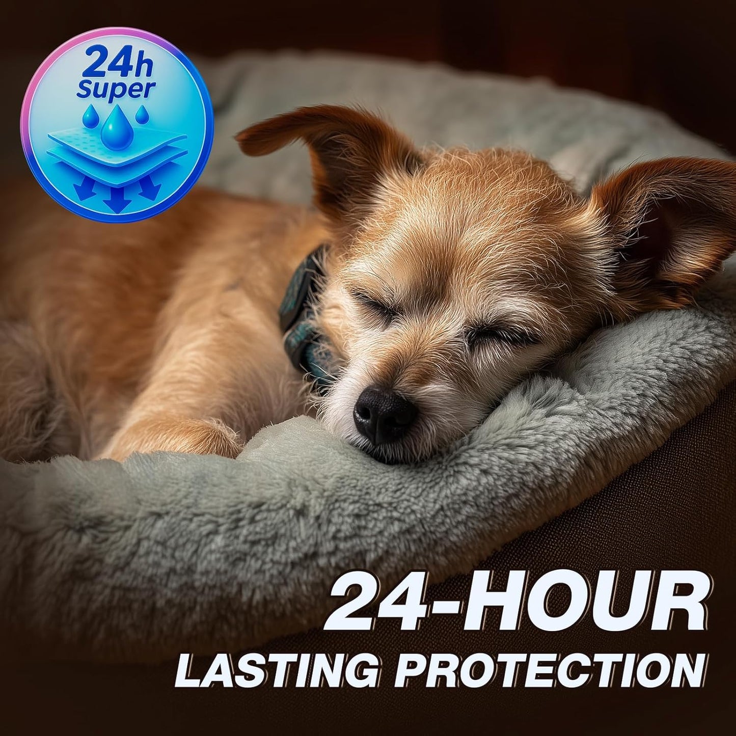 Pet Soft Male Dog Diapers - Disposable Male Dog Wraps with Wetness Indicator, Puppy Diapers for Pets Excitable Urination or Incontinence, 20pcs XSmall